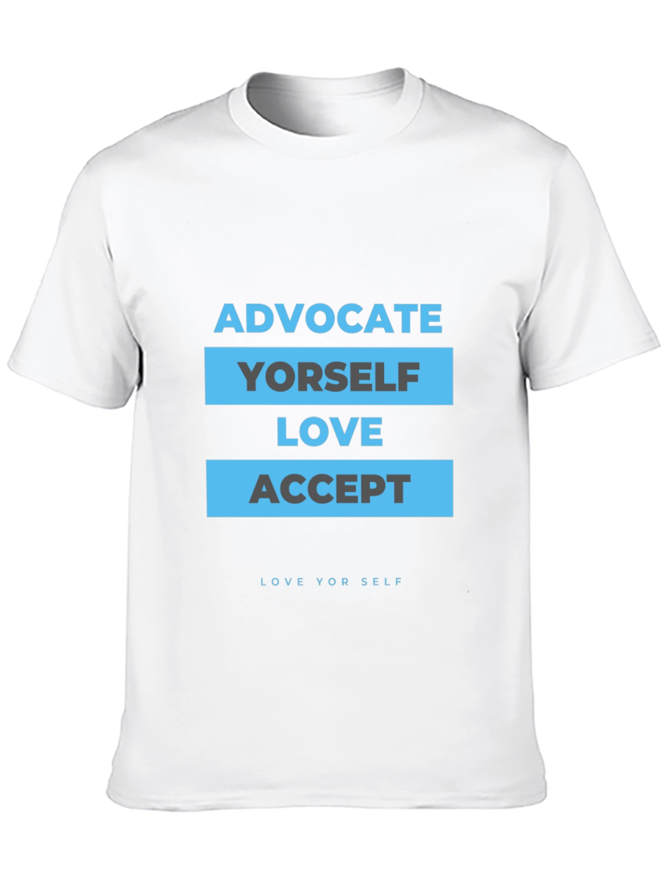Black Advocate Yourself T-Shirt: Love and Acceptance Message view 10