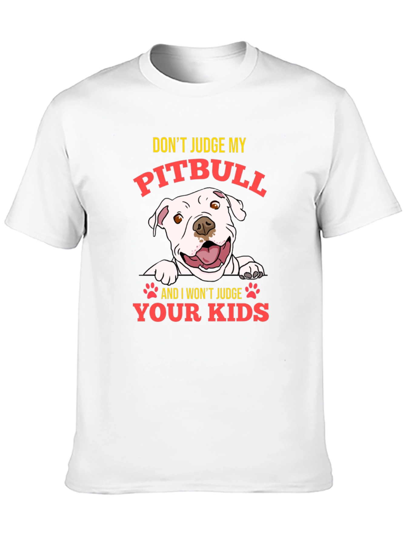Black Pitbull Lover Graphic T-Shirt view 10