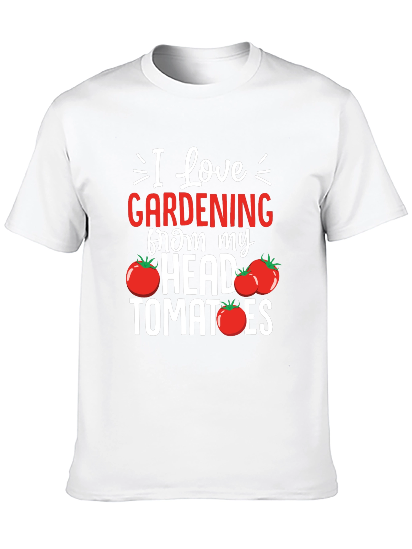 Black Gardening Tomato T-Shirt view 10