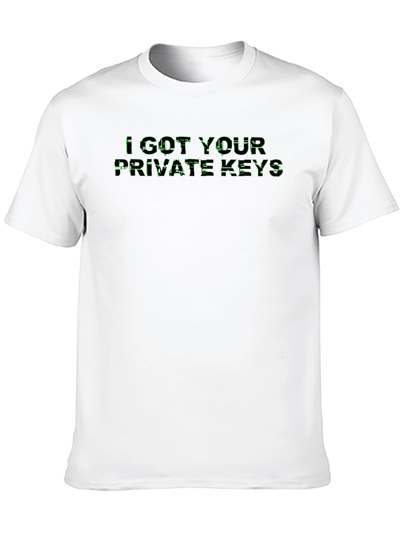 Black I Got Your Private Keys T-Shirt - Crypto Hacker Tee view 10
