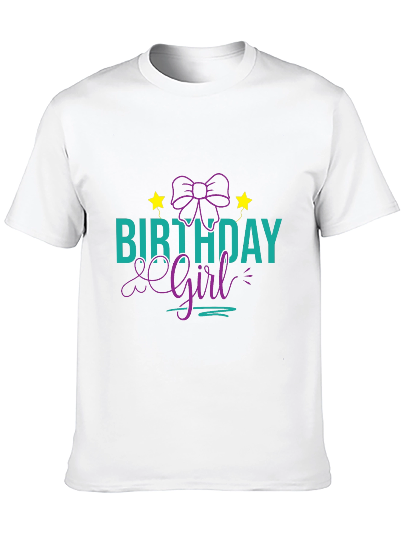 Black Birthday Girl T-Shirt - Fun Celebration Tee view 10