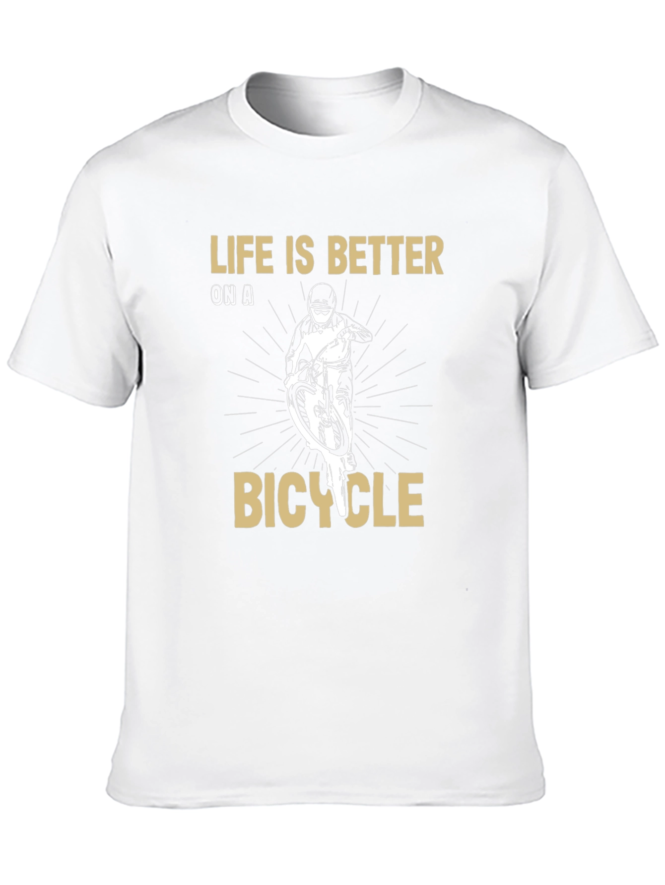 Black Life is Better on a Bicycle T-Shirt view 10