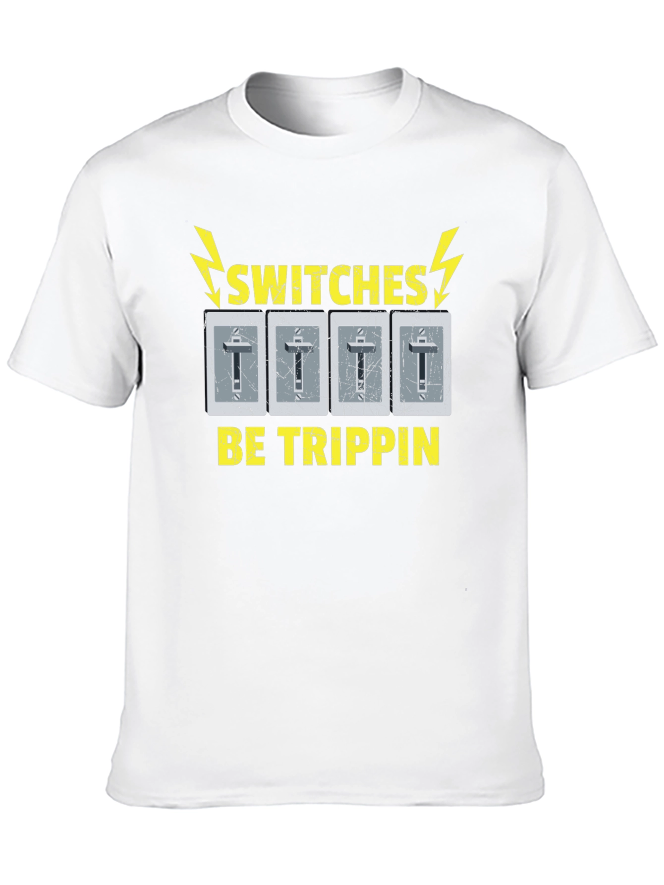 Black Switches Be Trippin' Funny Graphic T-Shirt view 10