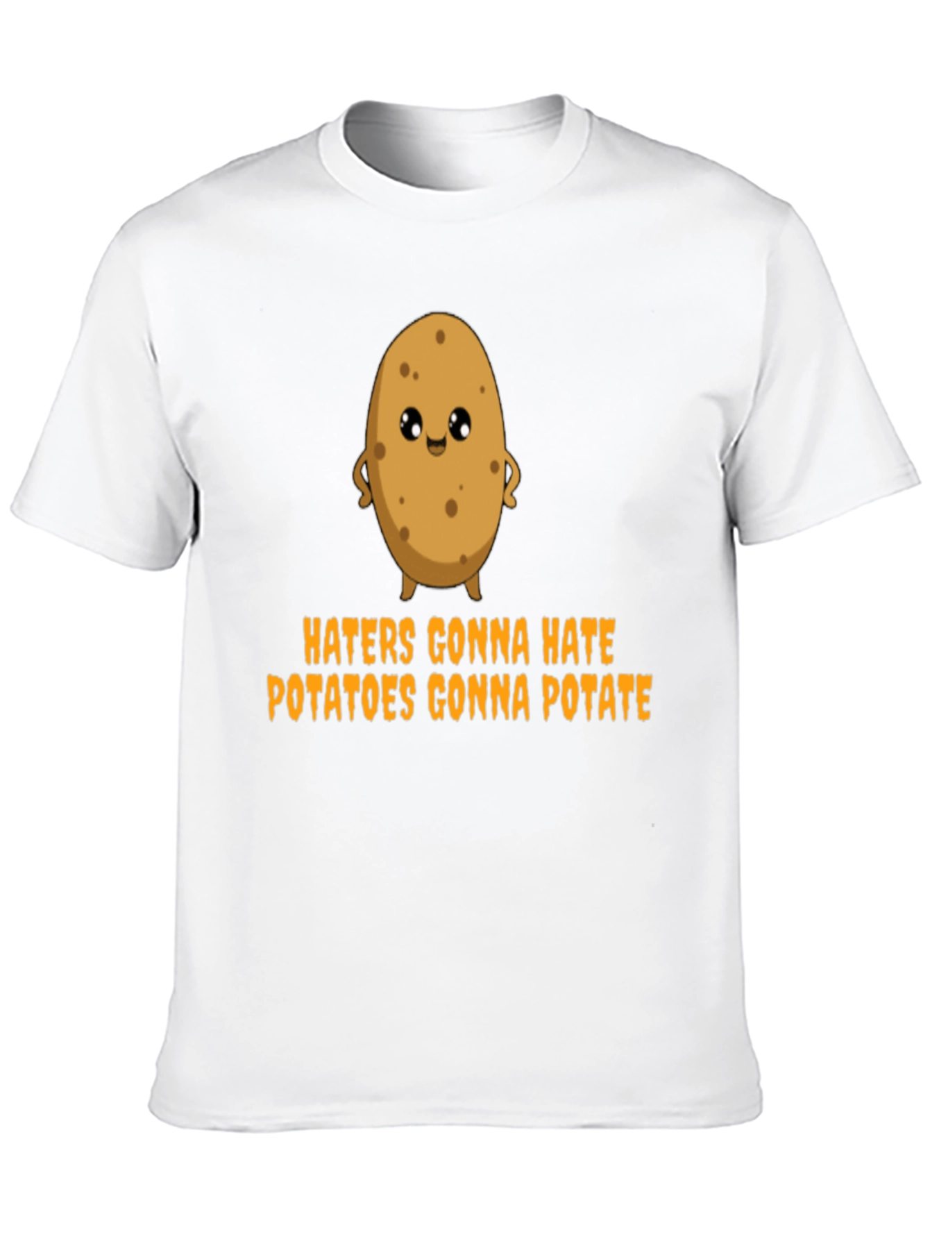 Black Haters Gonna Hate Potatoes Gonna Potate T-Shirt view 10