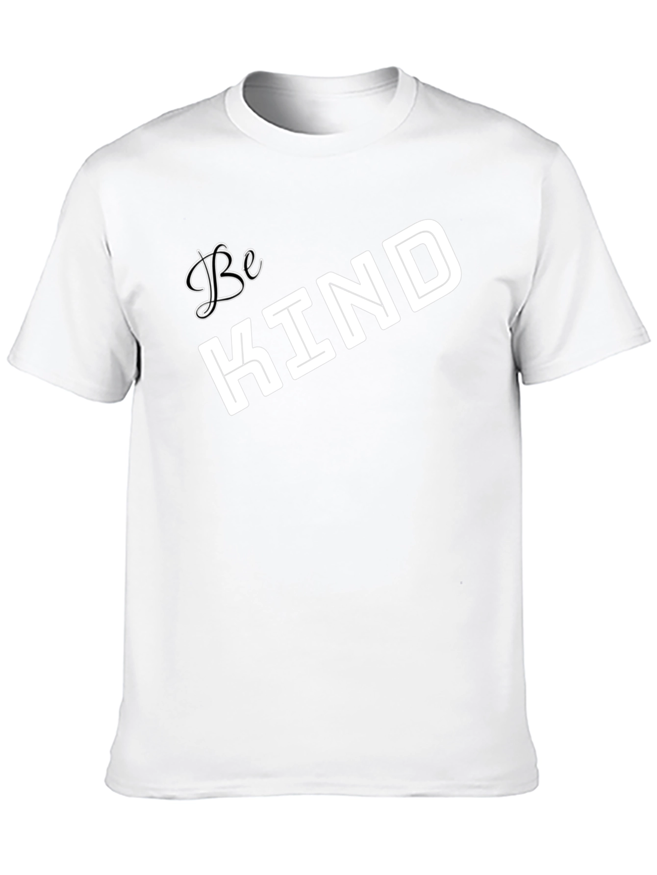 Black Be Kind Graphic Tee - Soft Cotton Blend view 10