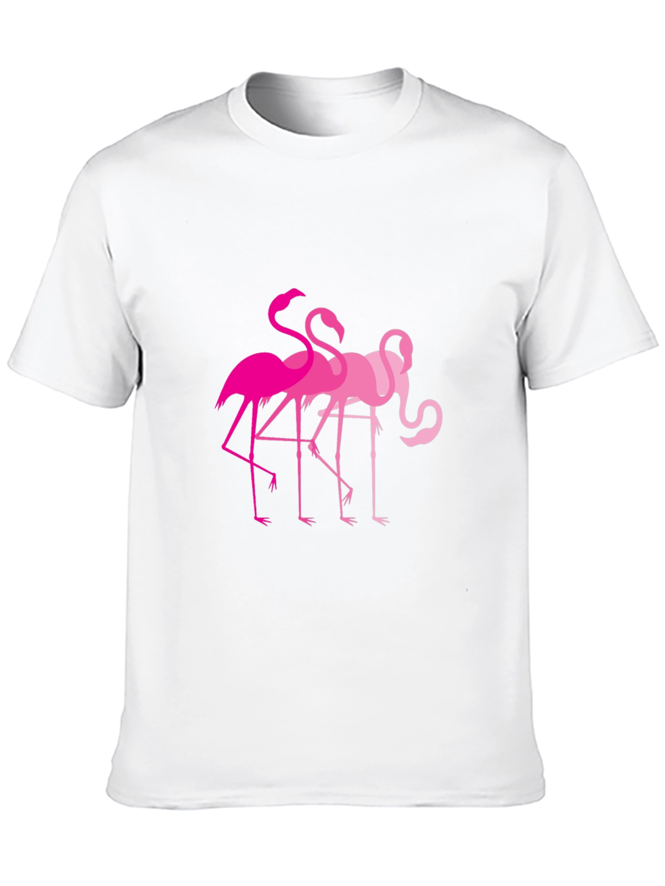 Black Flamingo Graphic Tee - Black Cotton T-Shirt view 10
