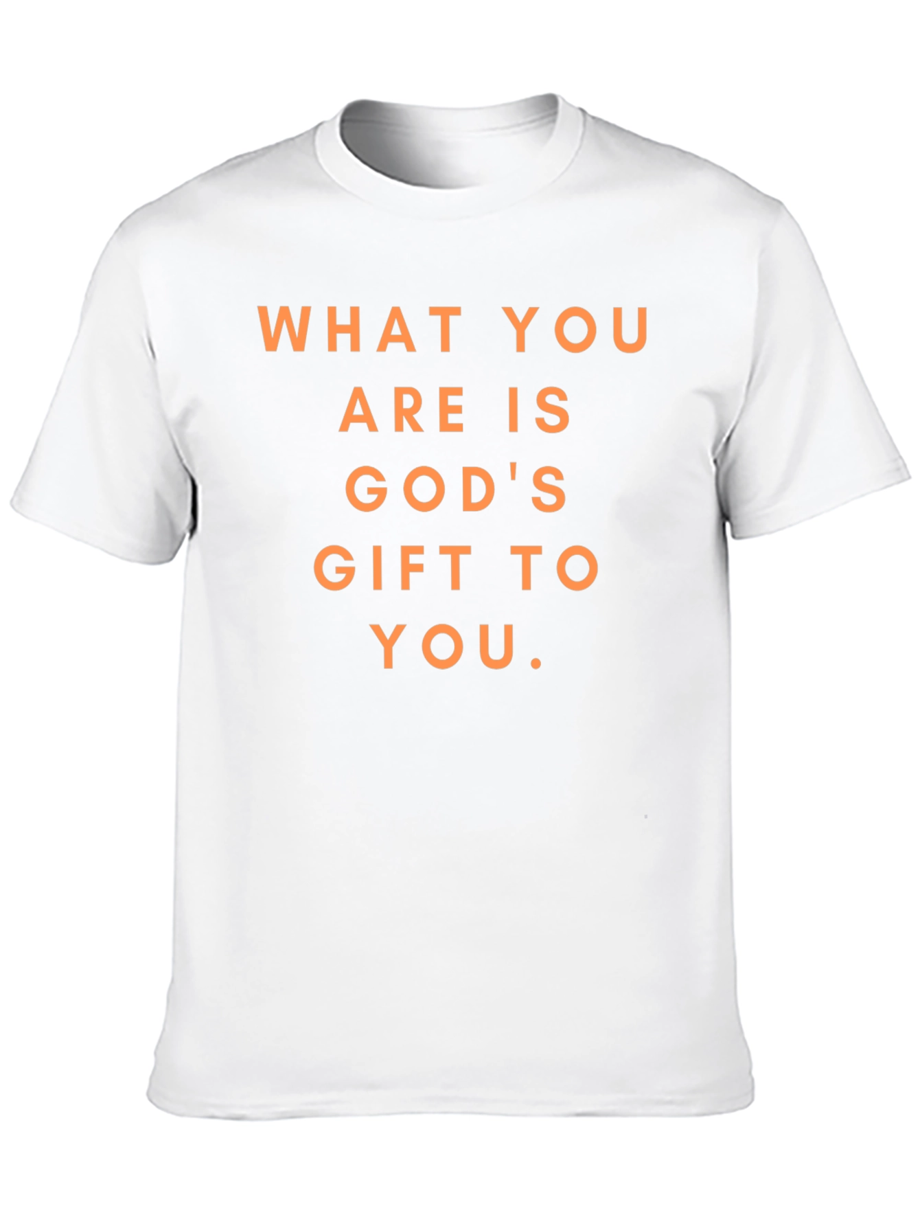 Black God's Gift Graphic Tee - Inspirational T-Shirt view 10