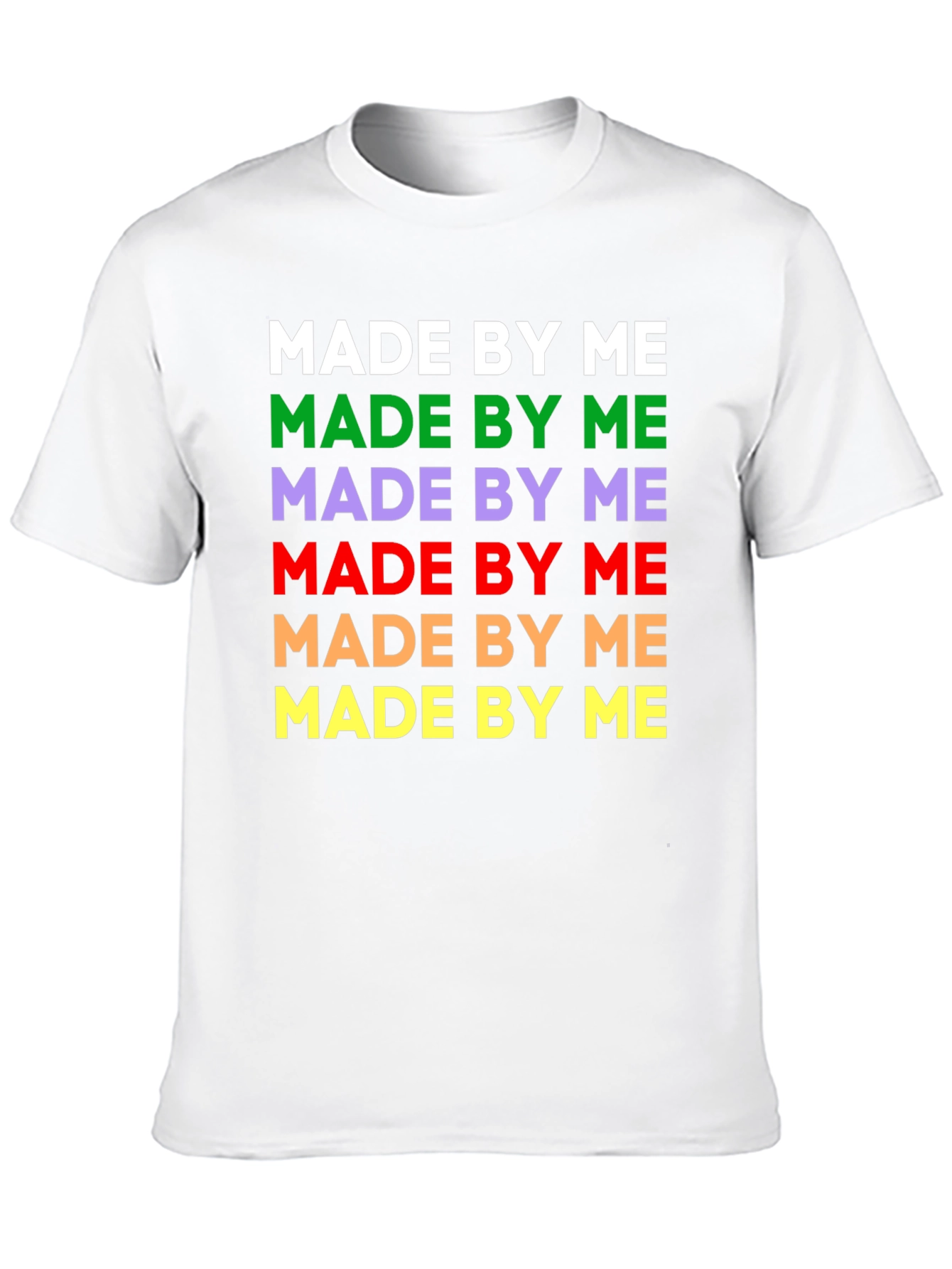 Black Made By Me Graphic Tee - Black view 10