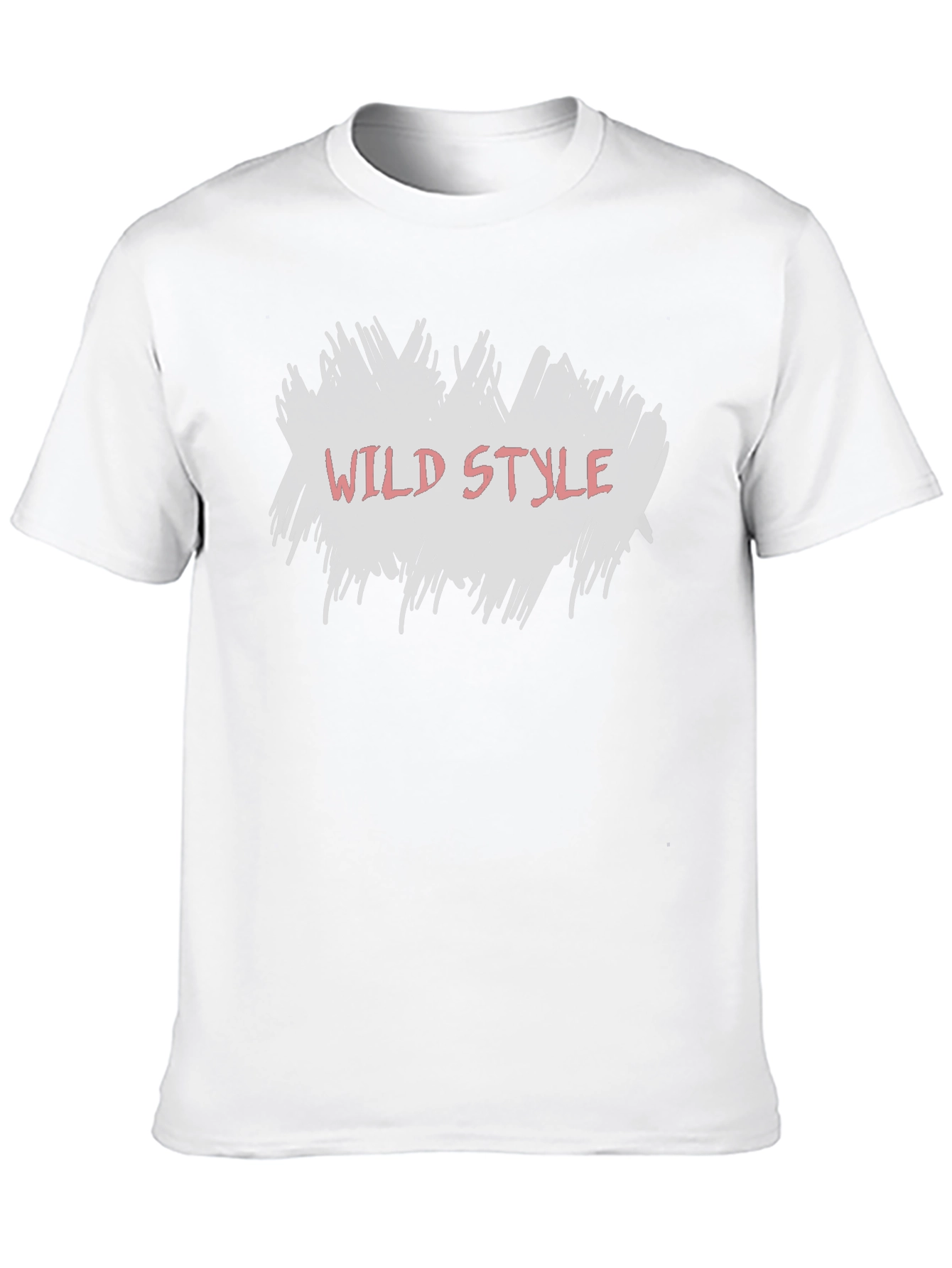 Black Wild Style Graphic Tee - Trendy Men's Black T-Shirt view 10