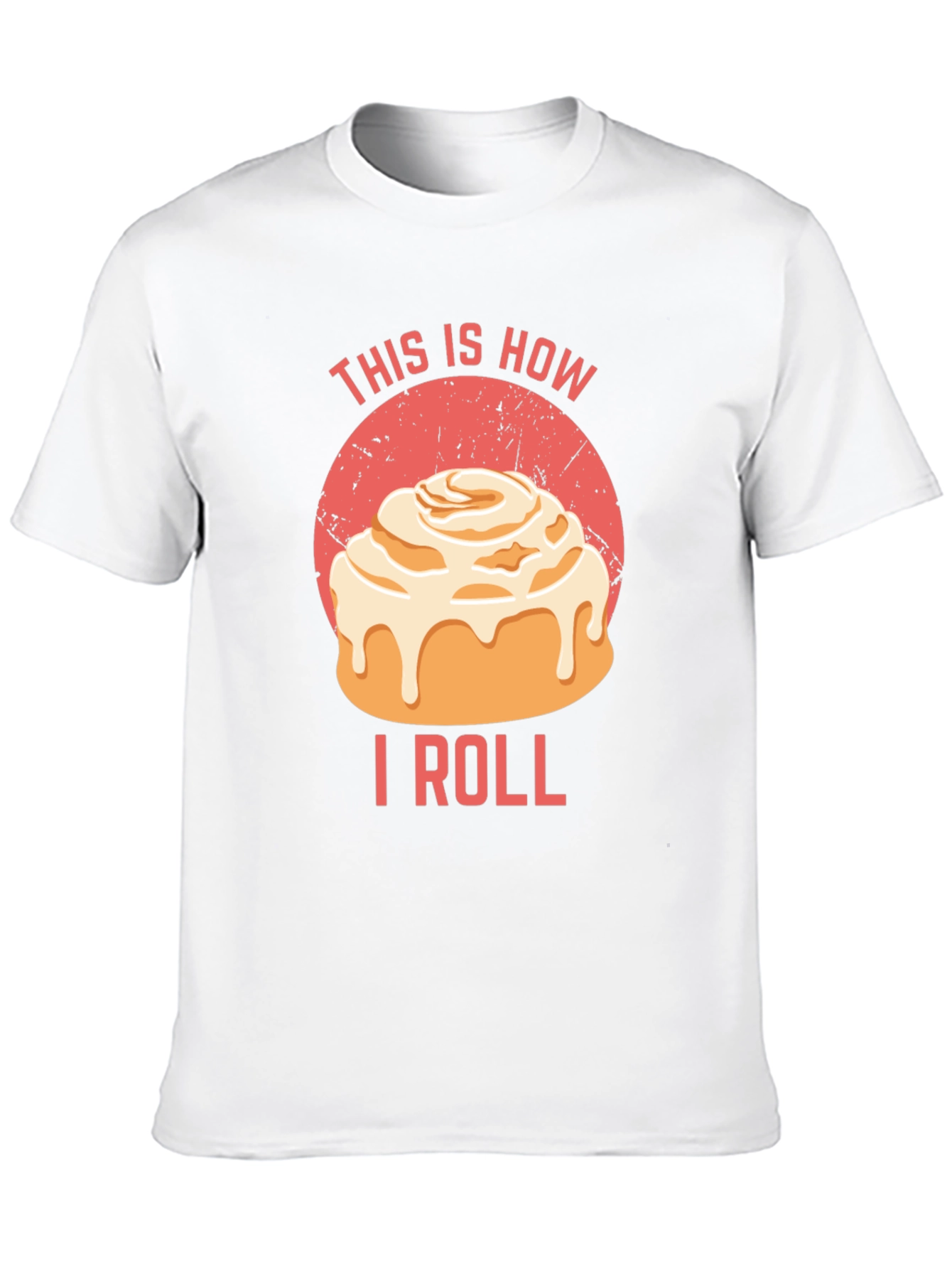 Black This Is How I Roll Cinnamon Roll T-Shirt view 10