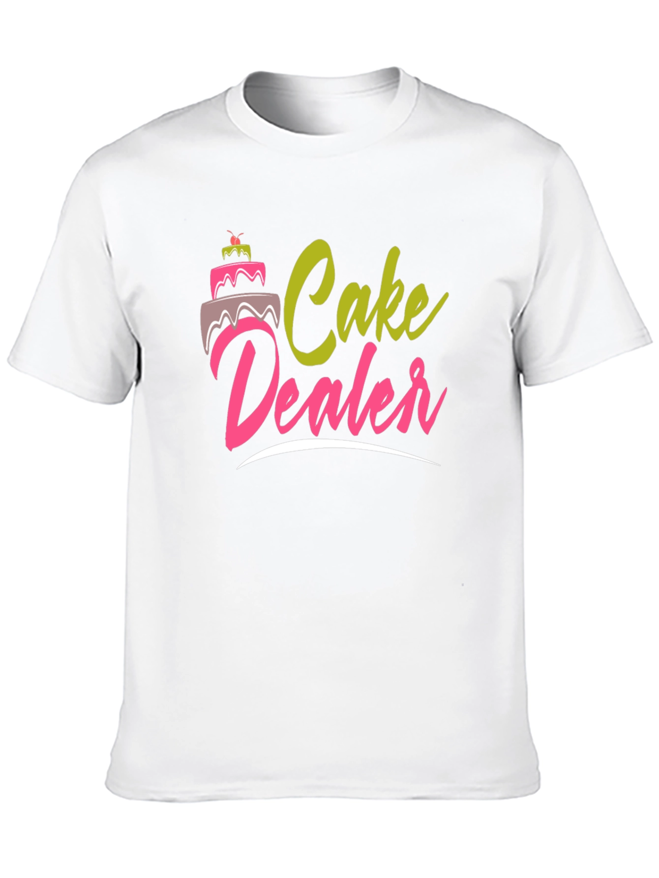 Black Cake Dealer Graphic T-Shirt - Funny Baker Tee view 10