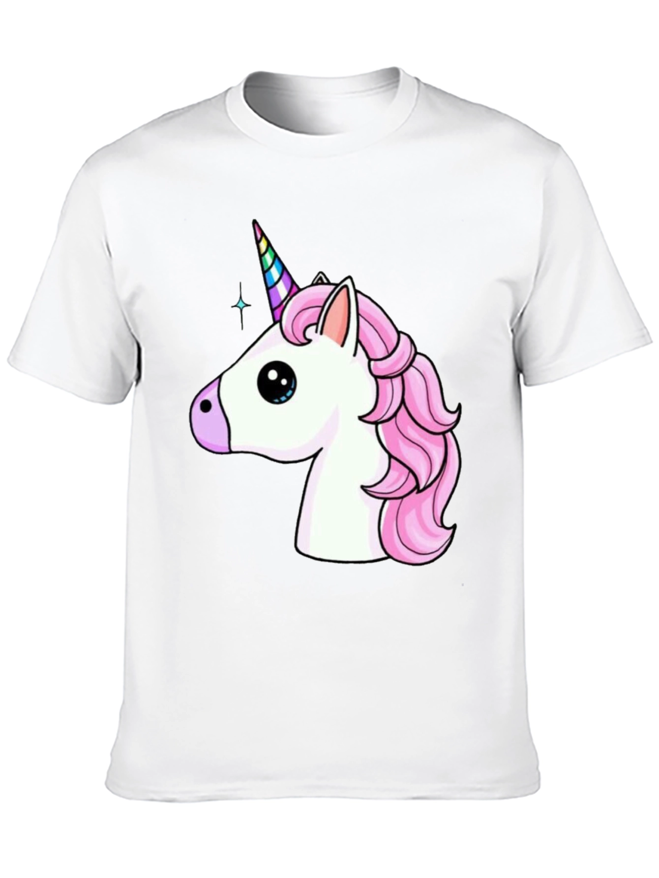 Black Unicorn Graphic Tee - Black Cotton T-Shirt view 10