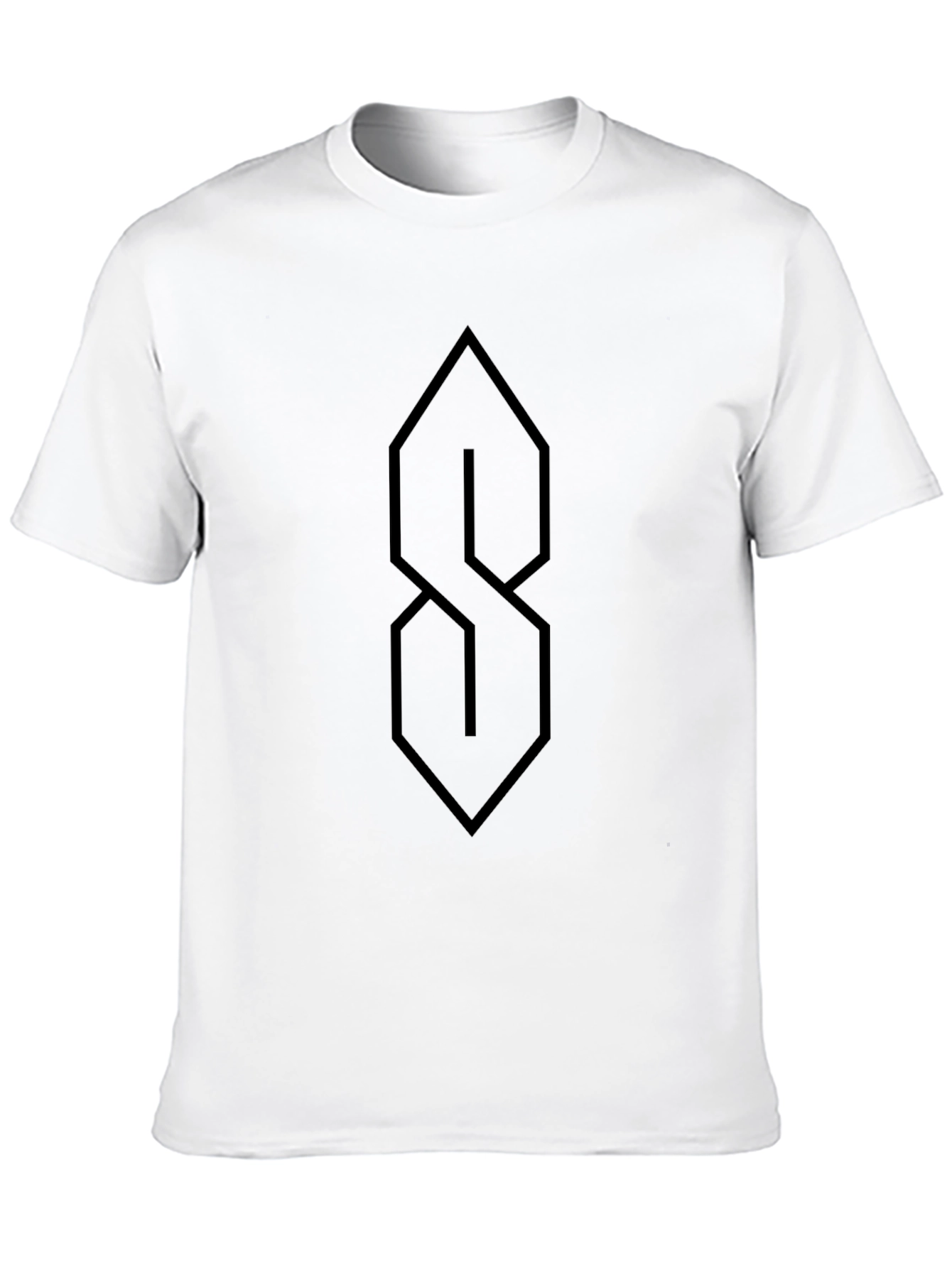 Black Retro Black "S" Graphic Tee - Cool Streetwear Style view 10