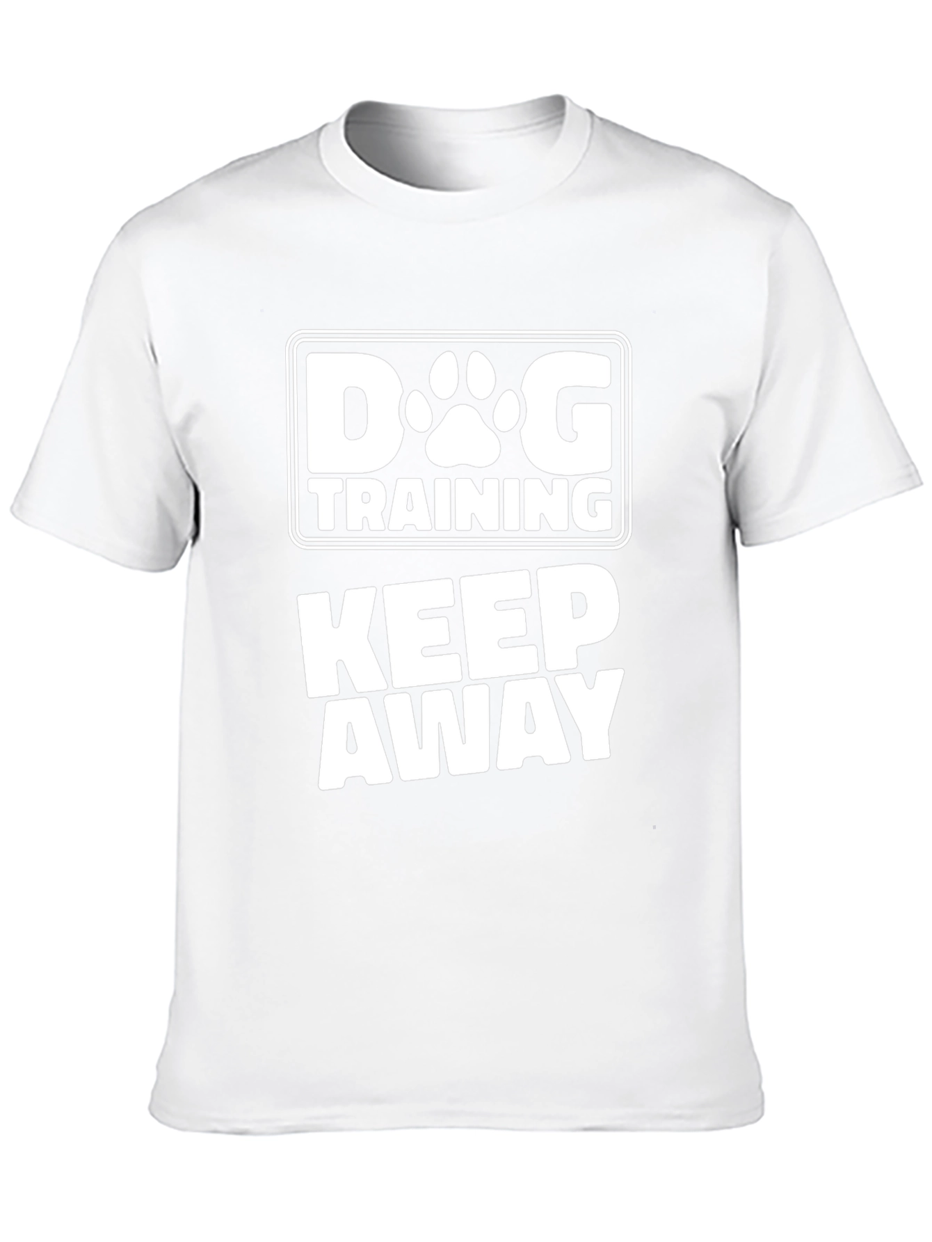 Black Dog Training Keep Away T-Shirt - Novelty Graphic Tee view 10