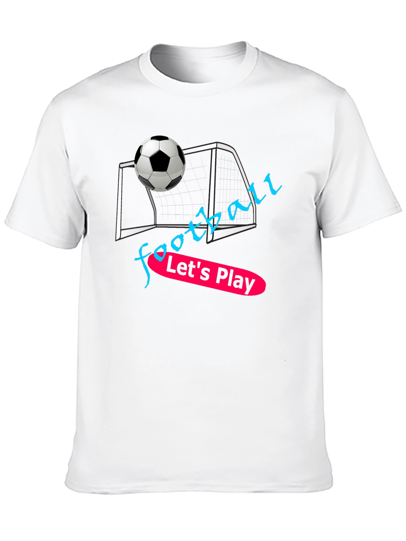 Black Football Graphic T-Shirt - Let's Play! view 10