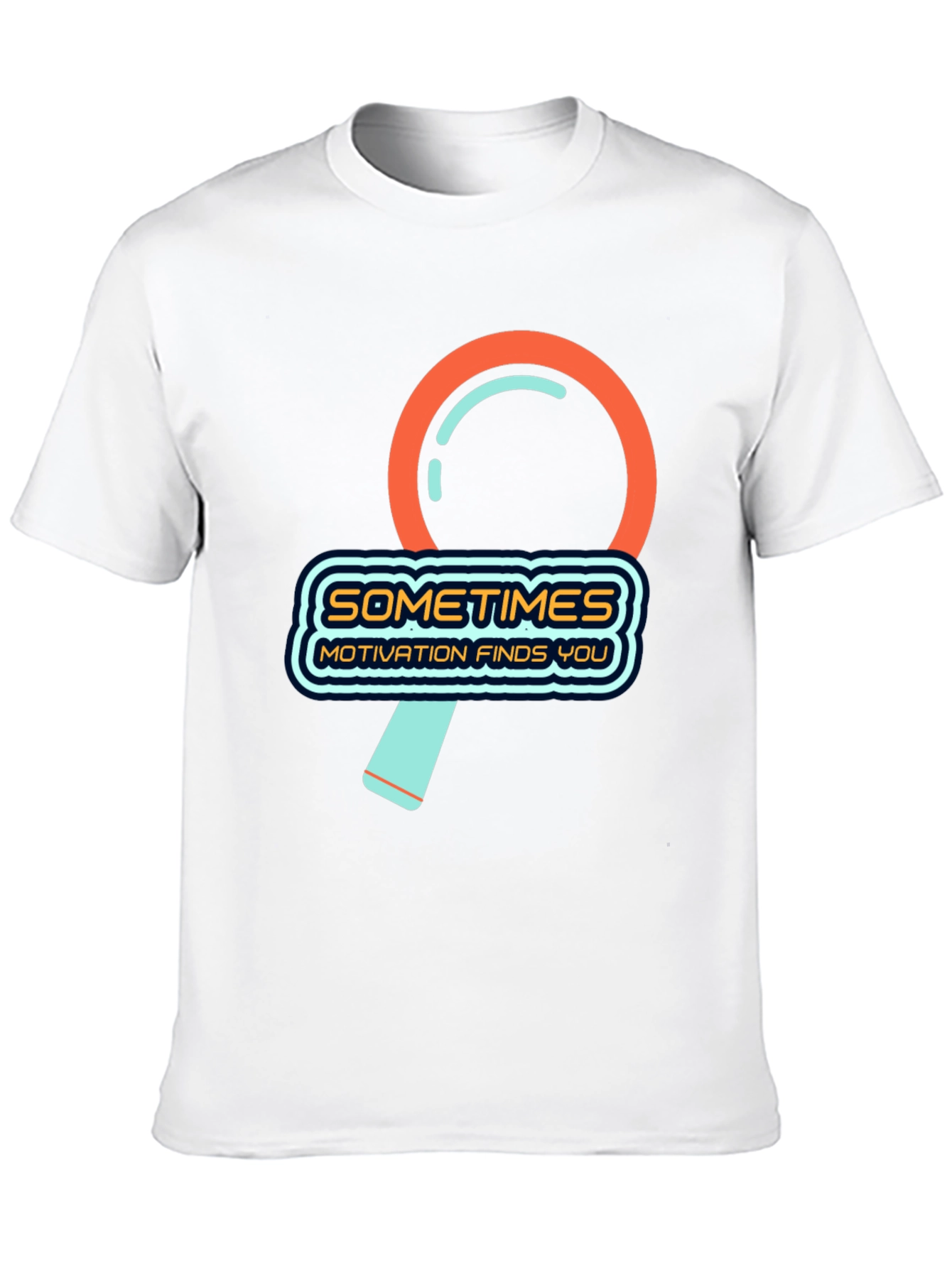 Black Motivation Finds You Graphic T-Shirt view 10