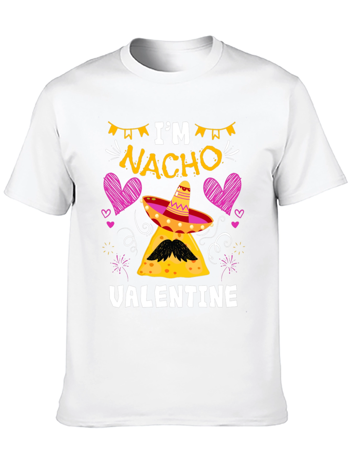Black I'm Nacho Valentine Graphic T-Shirt view 10