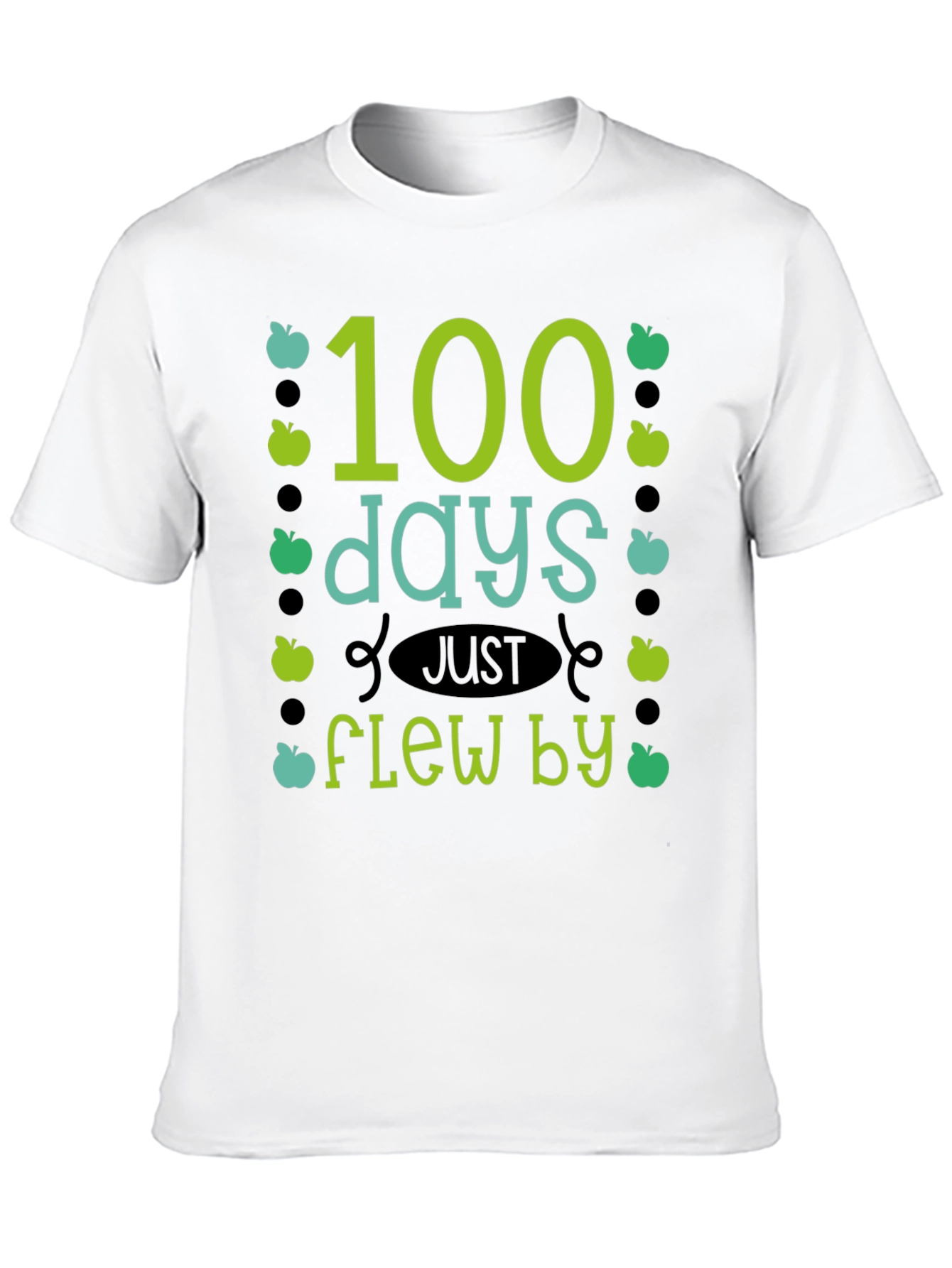 100 Days Flew By Teacher T-Shirt - 10