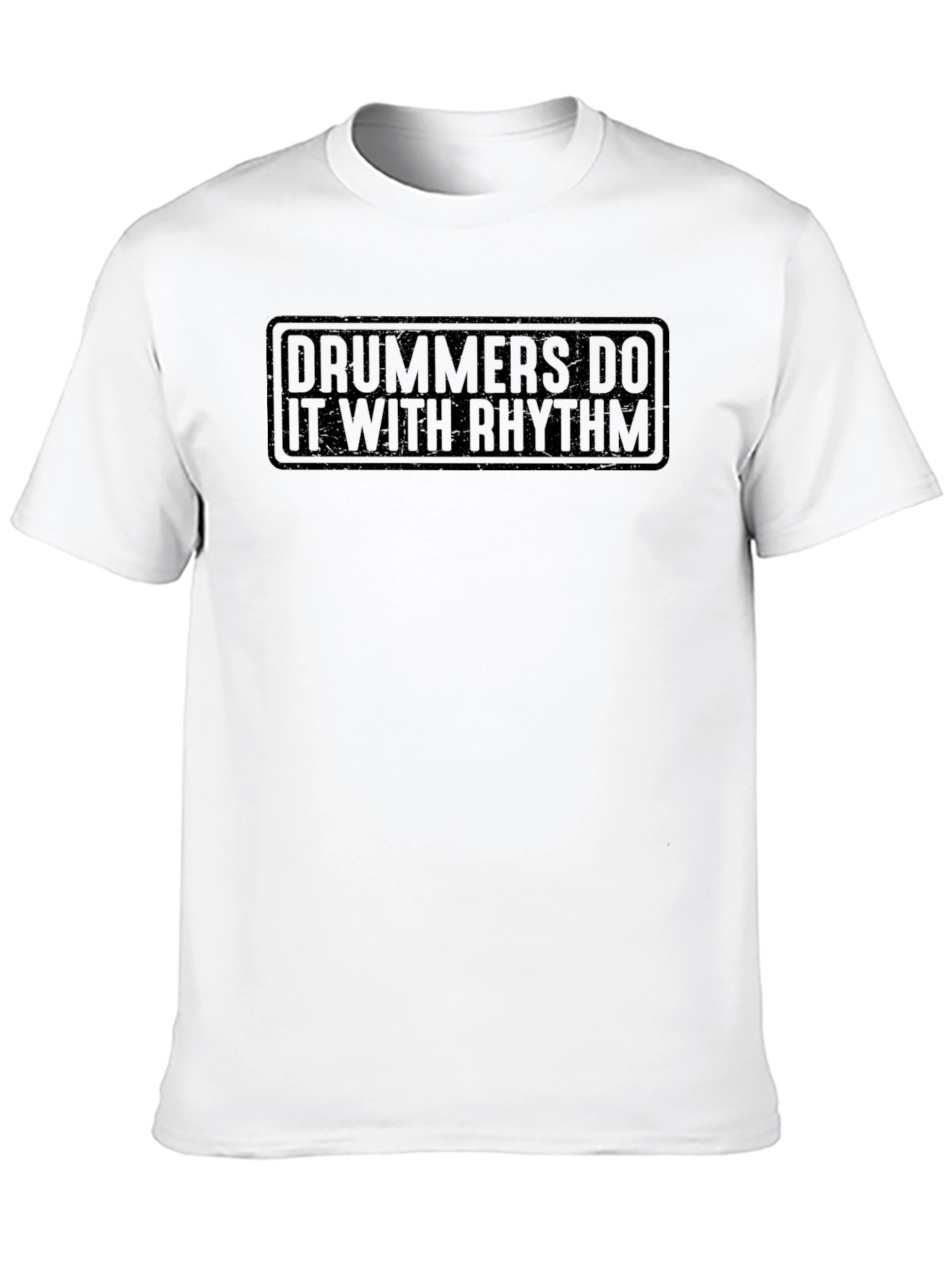 Black Drummers Do It With Rhythm Black T-Shirt view 10