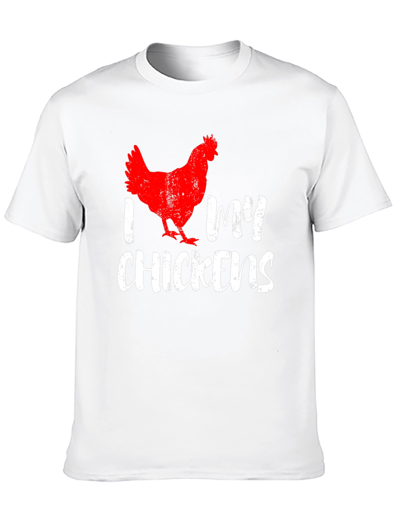 Black I Love My Chickens T-Shirt - Black view 10