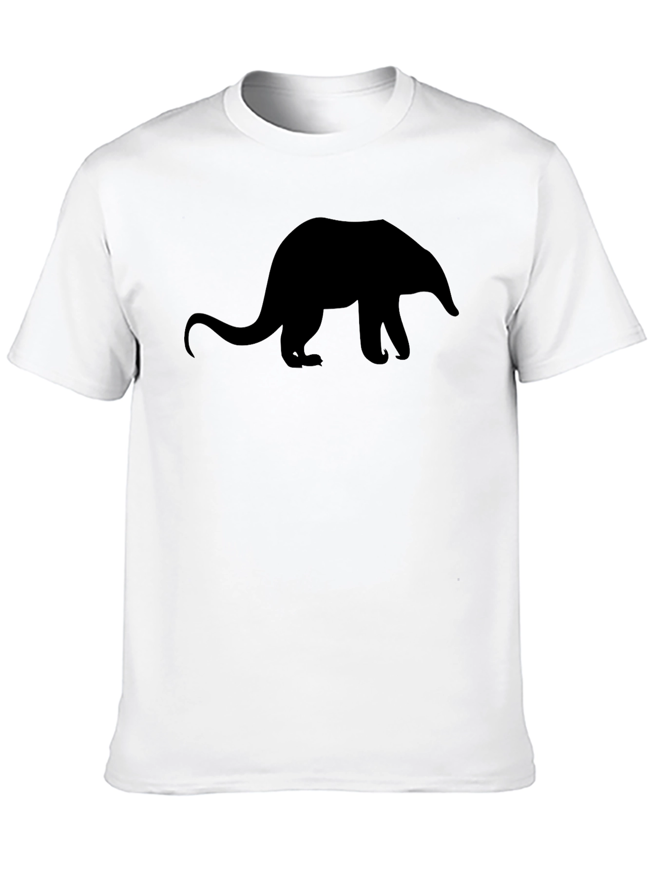 Black Silhouette Anteater Black T-Shirt view 10