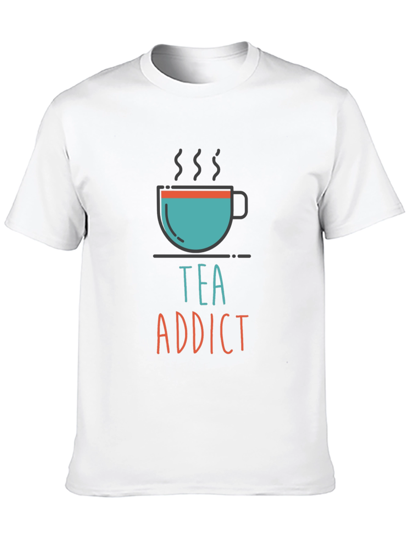 Black Tea Addict Graphic Tee - Unisex Casual T-Shirt view 10