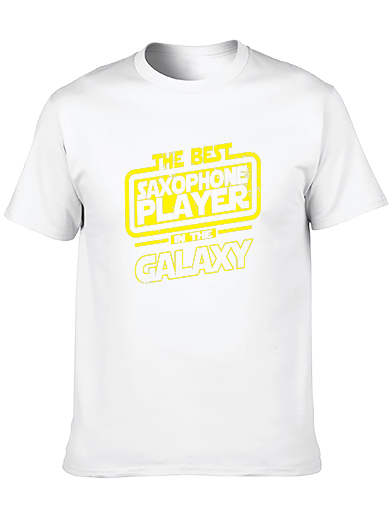 Black Best Saxophone Player Galaxy T-Shirt - Black view 10