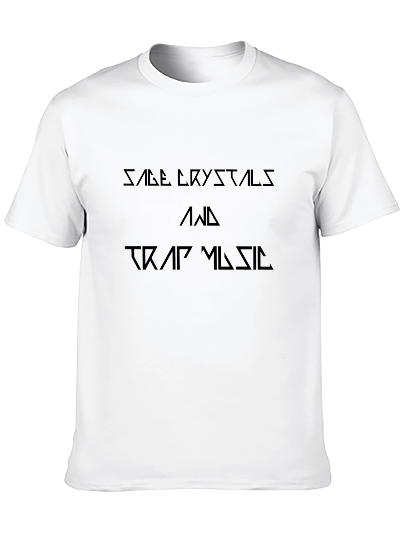 Black Sage Crystals & Trap Music Black T-Shirt view 10