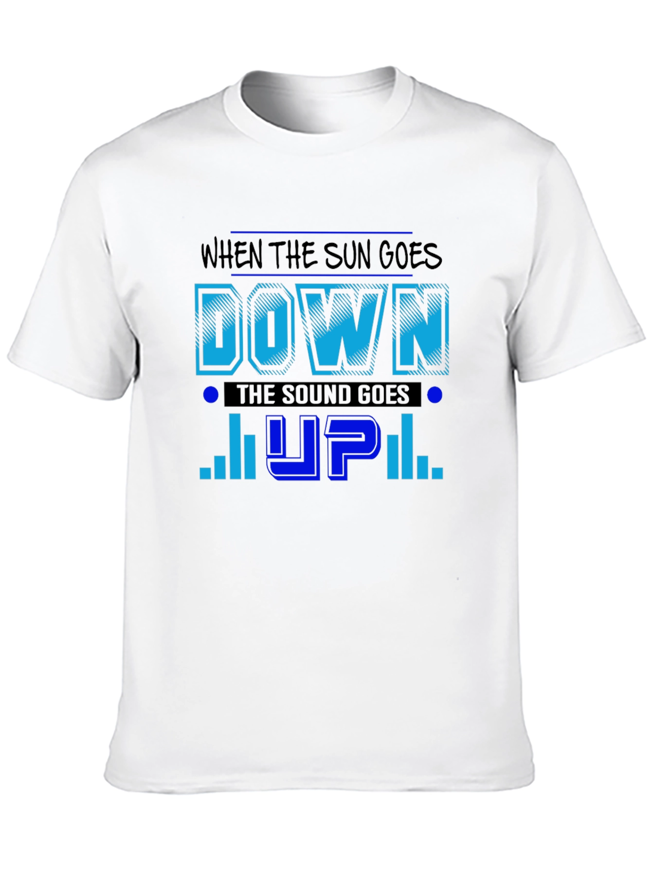 Black Sun Goes Down, Sound Goes Up T-Shirt view 10