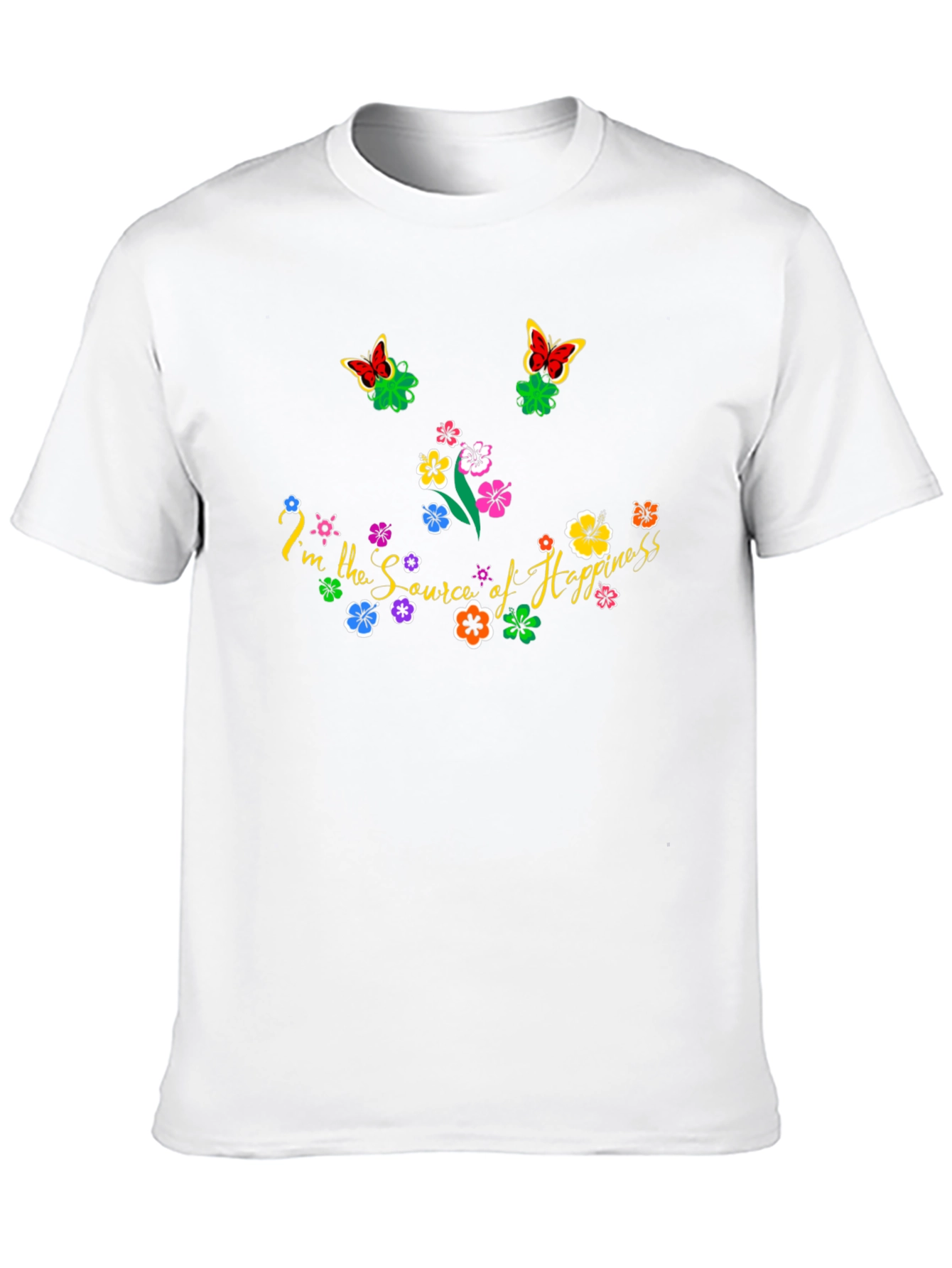 Source of Happiness Graphic Tee - 10