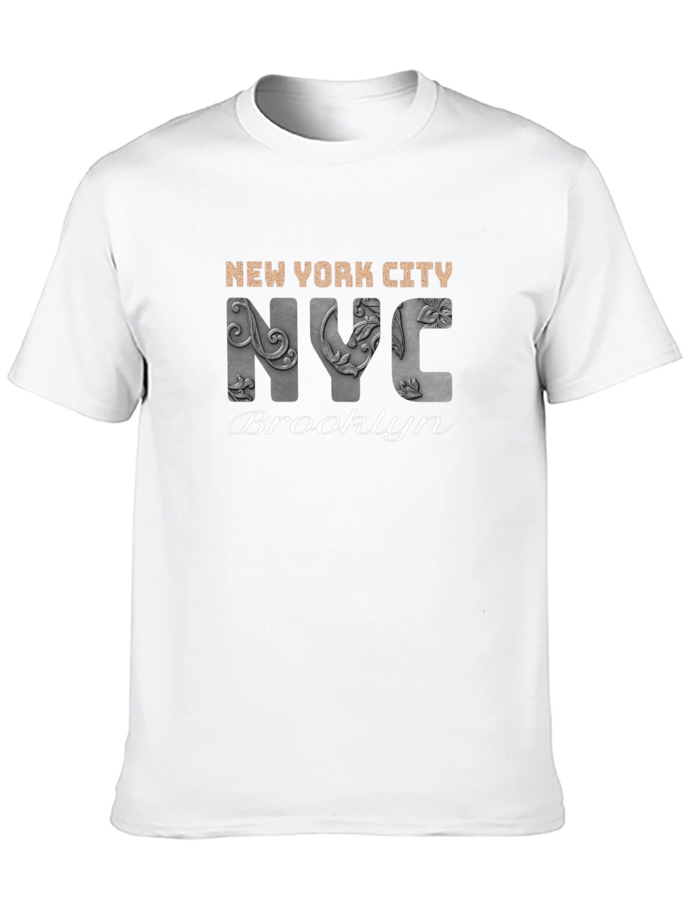 Black New York City NYC Brooklyn Black T-Shirt view 10