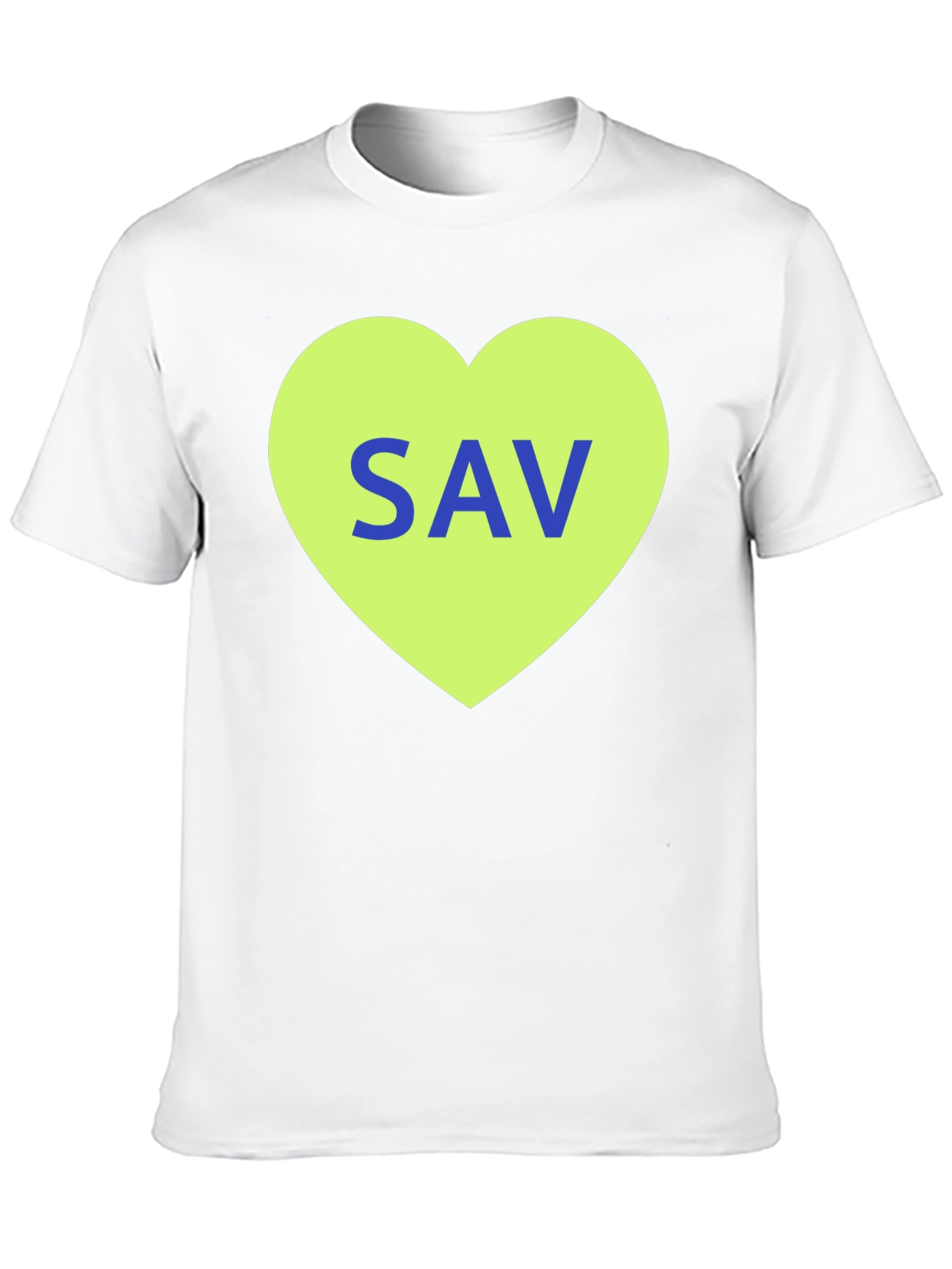 Black SAV Heart Graphic T-Shirt - Stylish Cotton Tee view 10