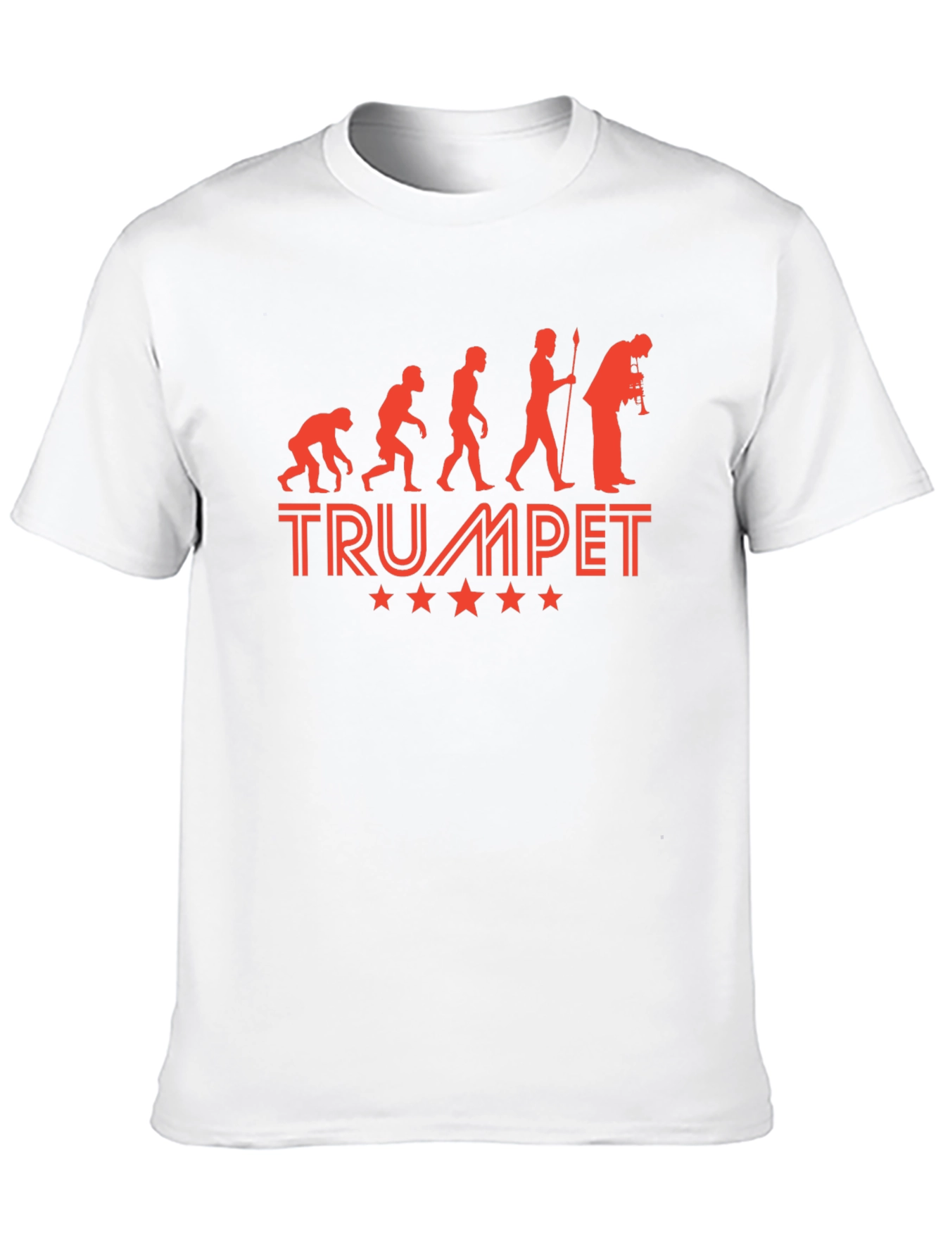 Black Trumpet Evolution T-Shirt - Music Lover Tee view 10