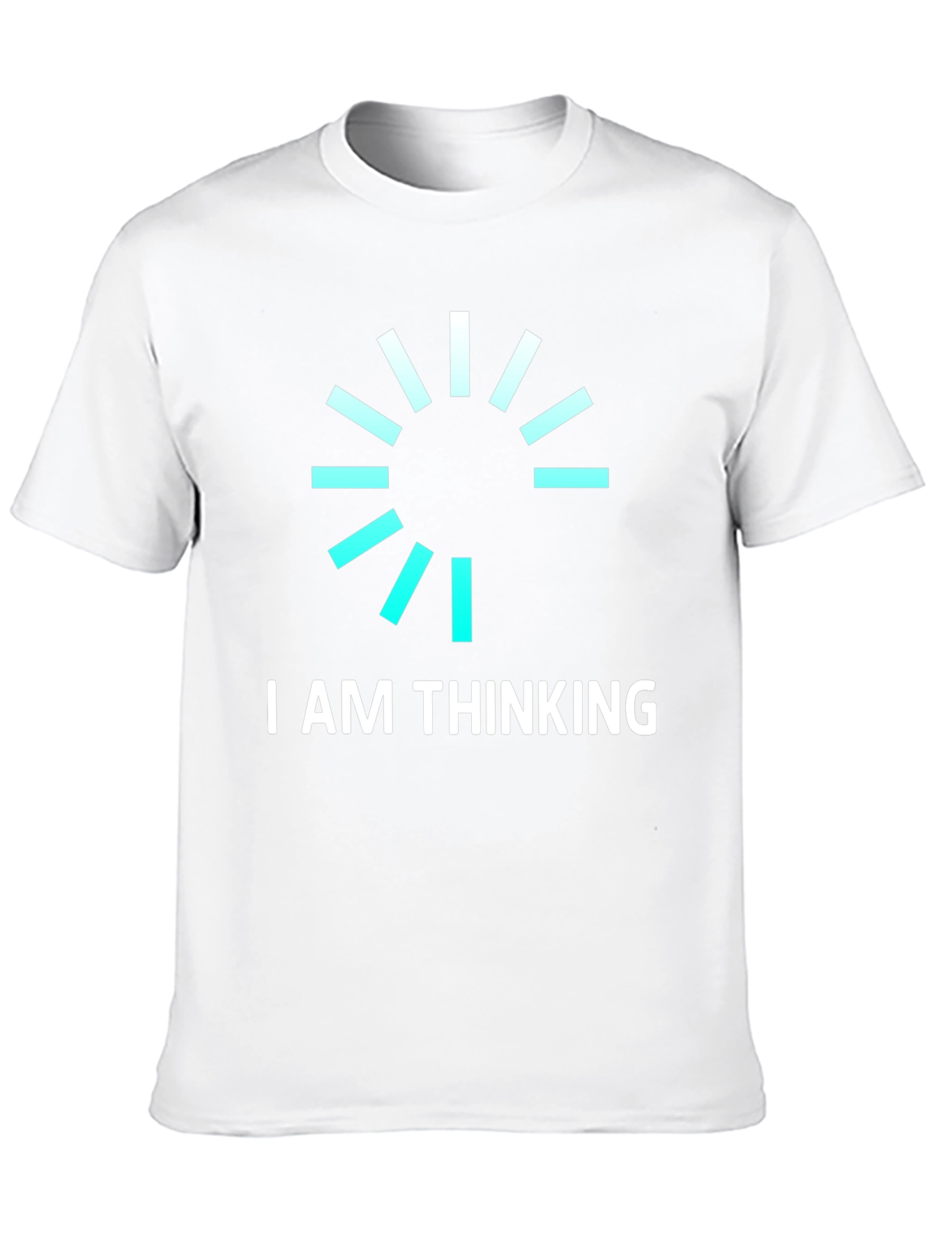 Black I AM THINKING Funny Graphic Tee view 10