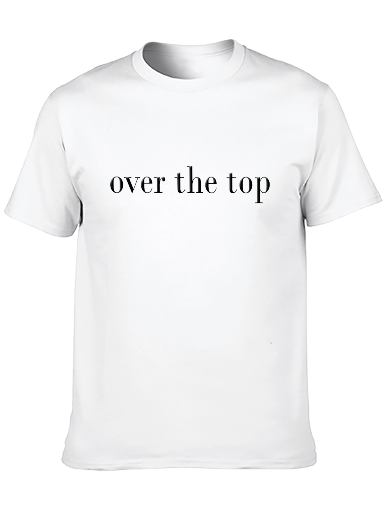 Black Over The Top Embossed Black T-Shirt view 10