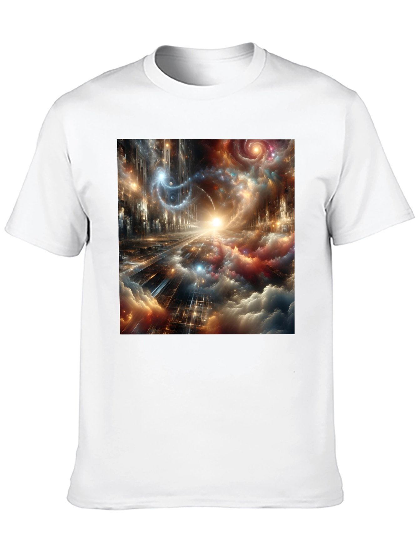 Black Nebula Dreamscape Graphic Tee view 10
