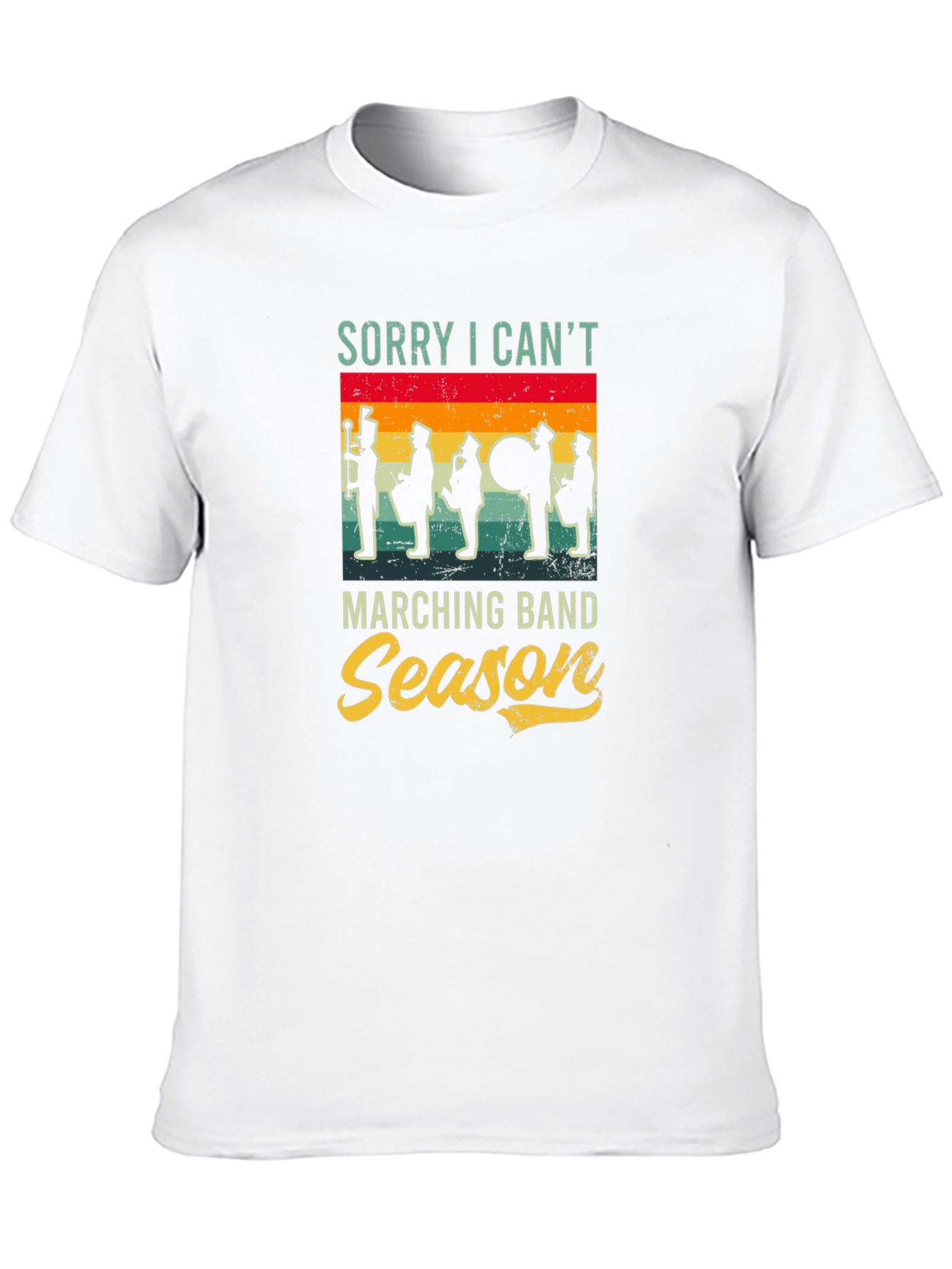 Black Marching Band Season Black T-Shirt view 10