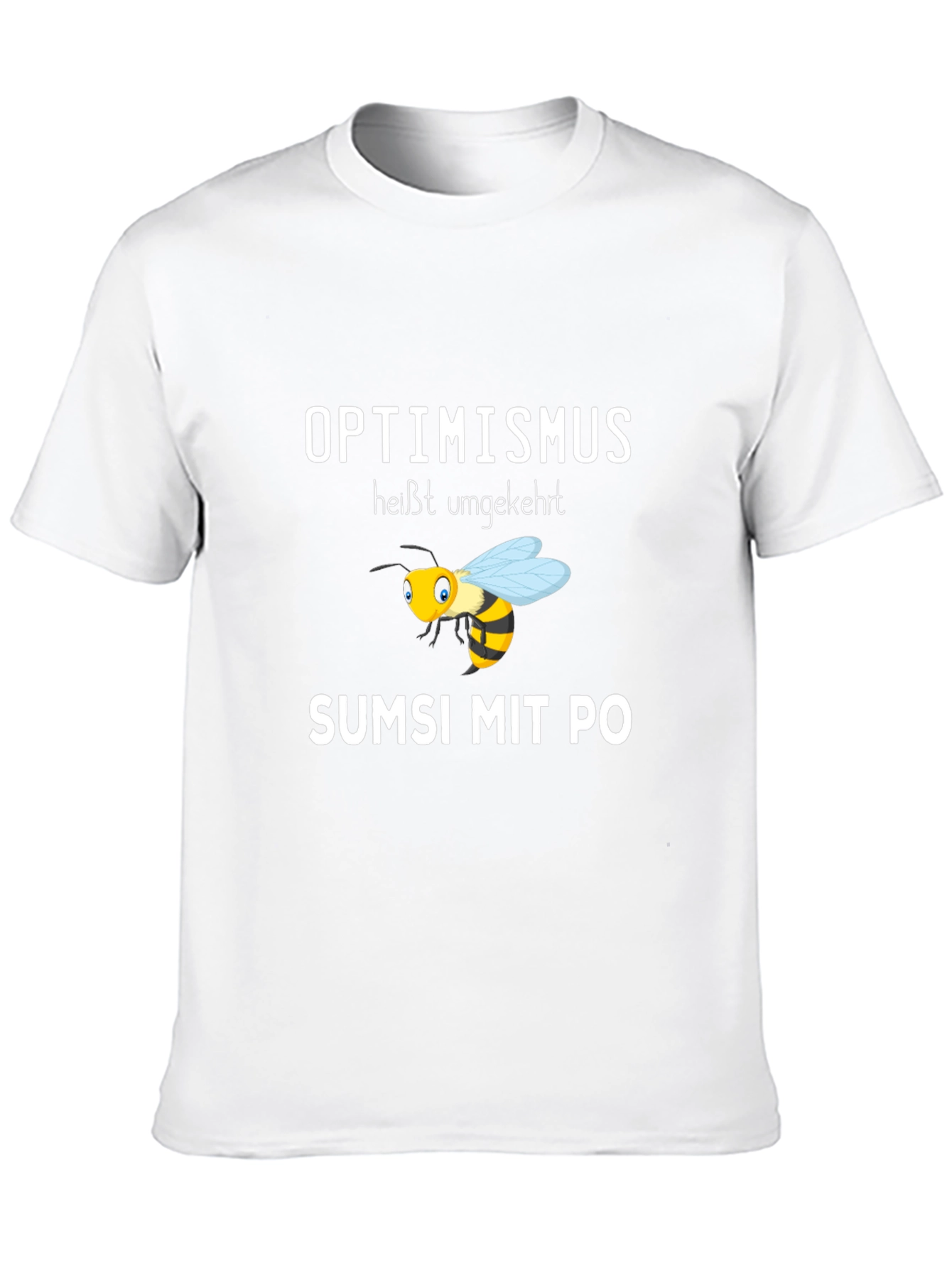Black Optimismus Bee Black T-Shirt view 10