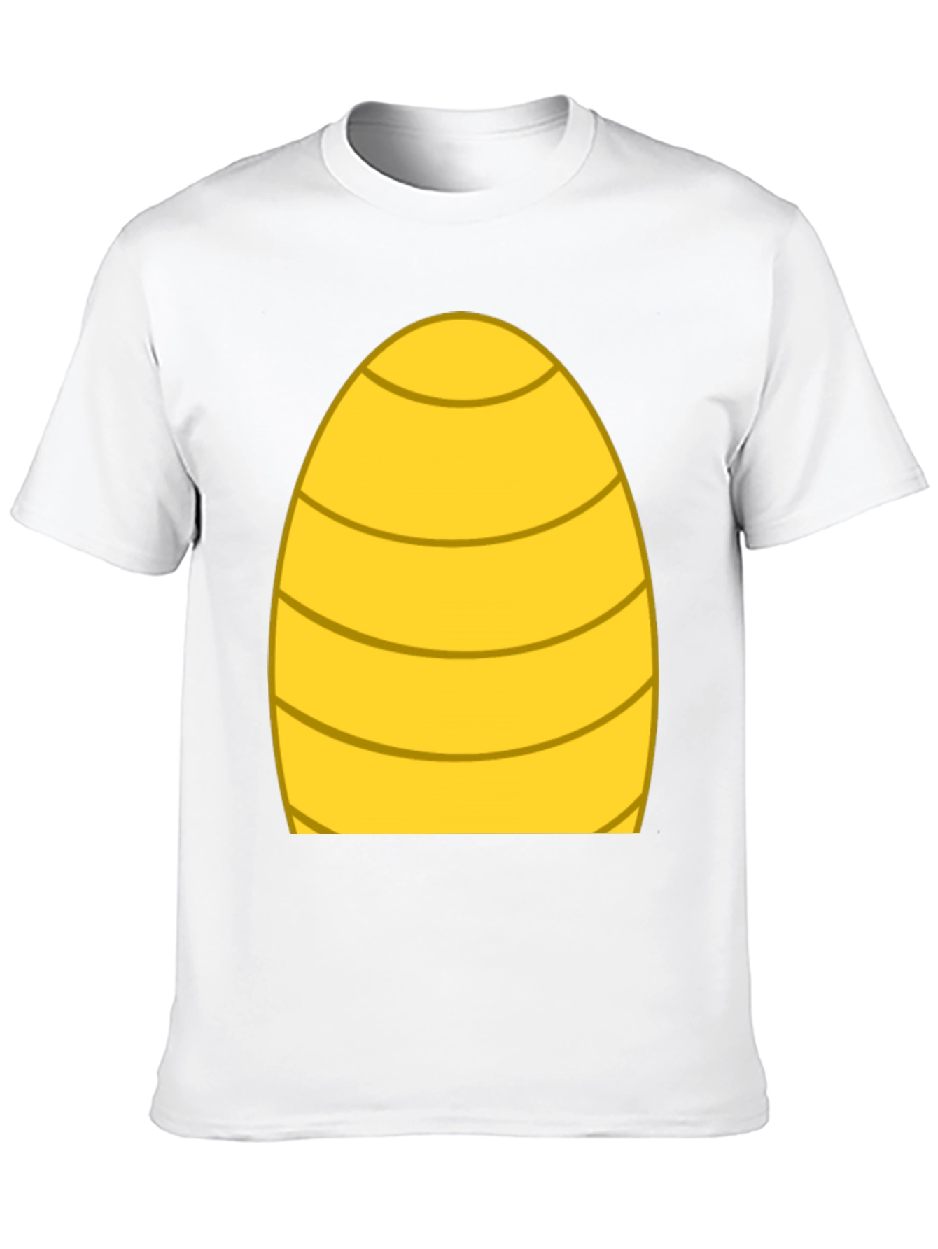 Black Funny Yellow Egg Costume T-Shirt view 10