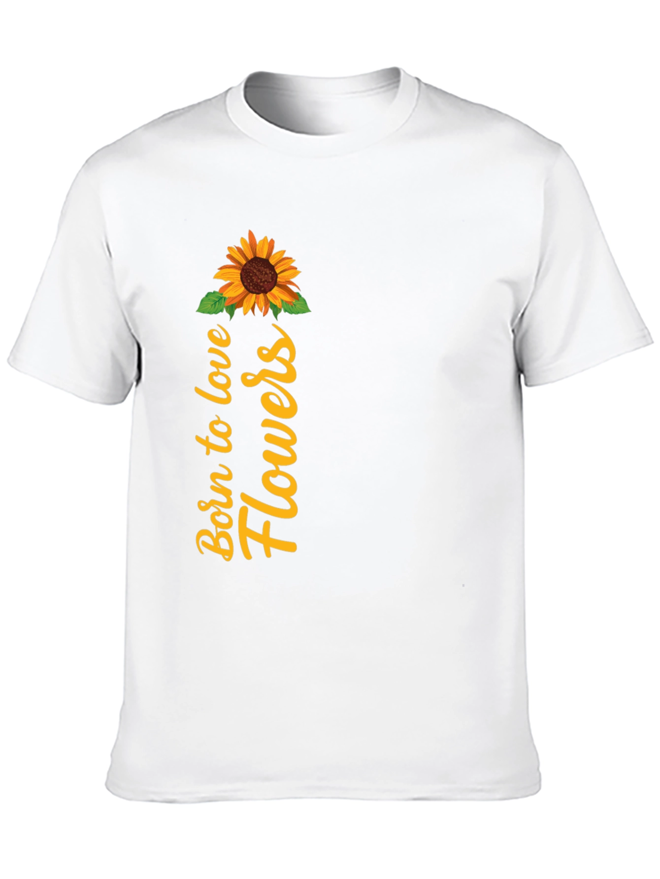 Black Born to Love Flowers Graphic Tee view 10