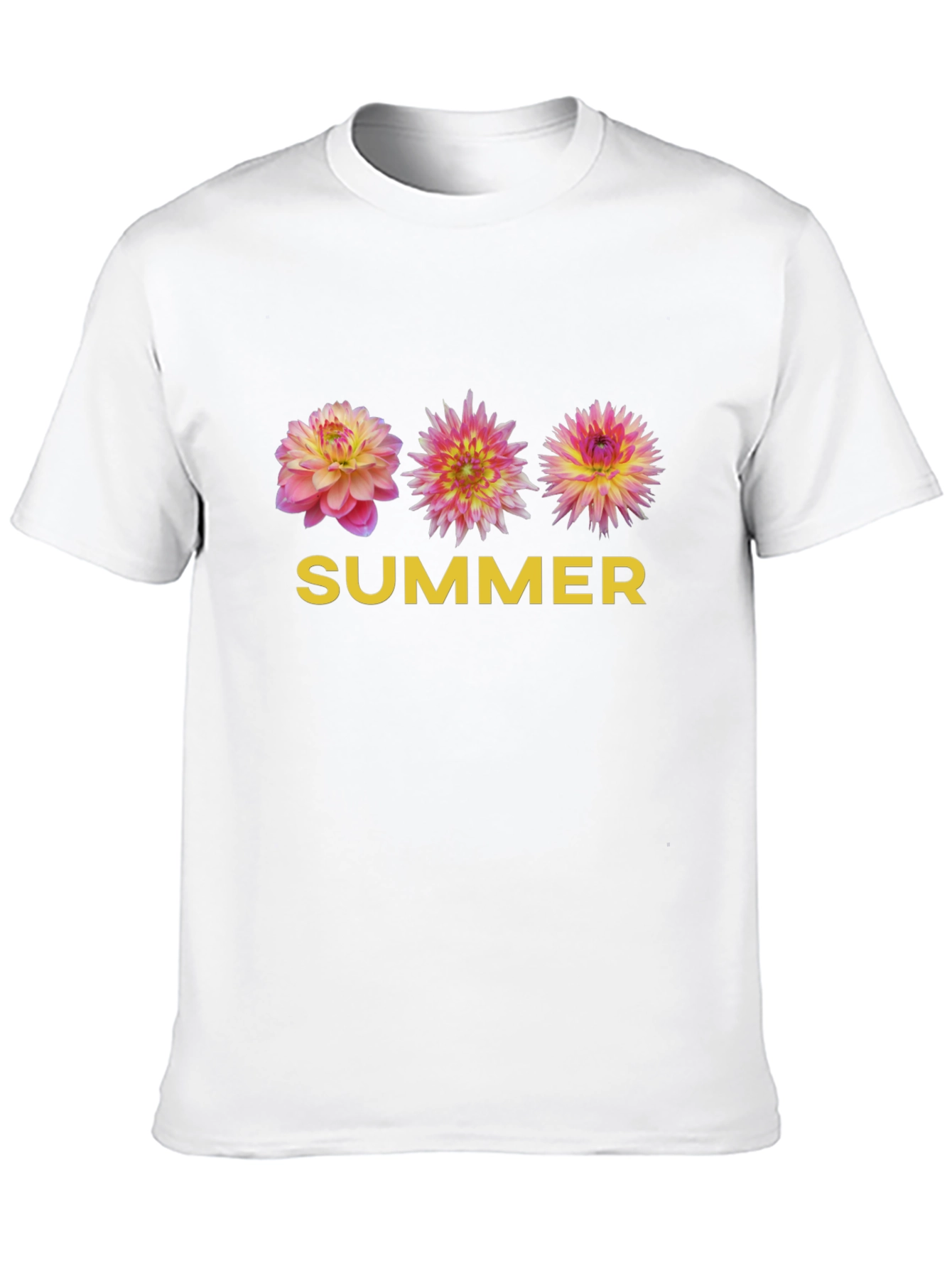 Black Summer Floral Graphic Tee - Soft Black T-Shirt view 10