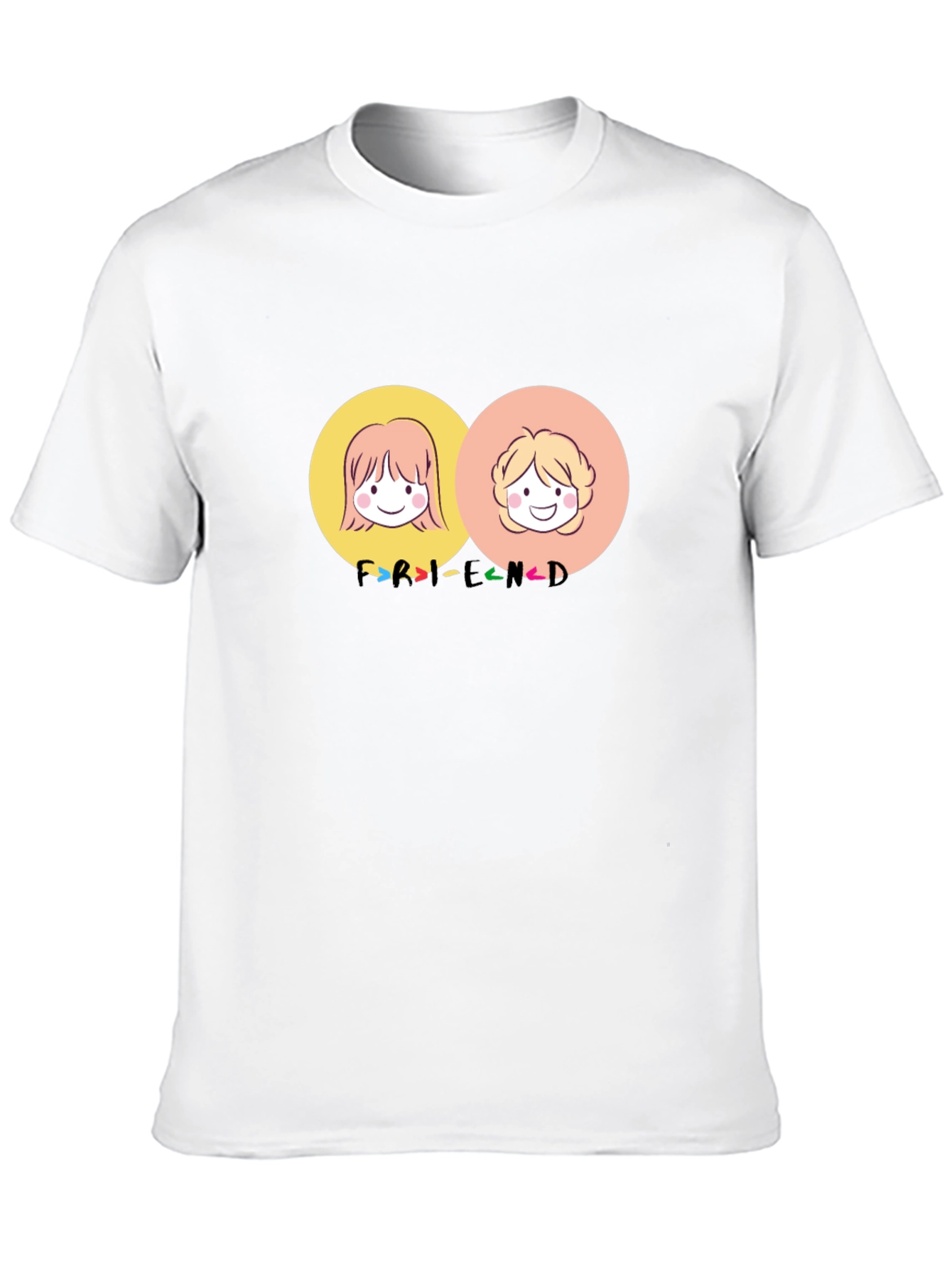 Friends Cartoon Graphic Tee - Best Friend T-Shirt - 10