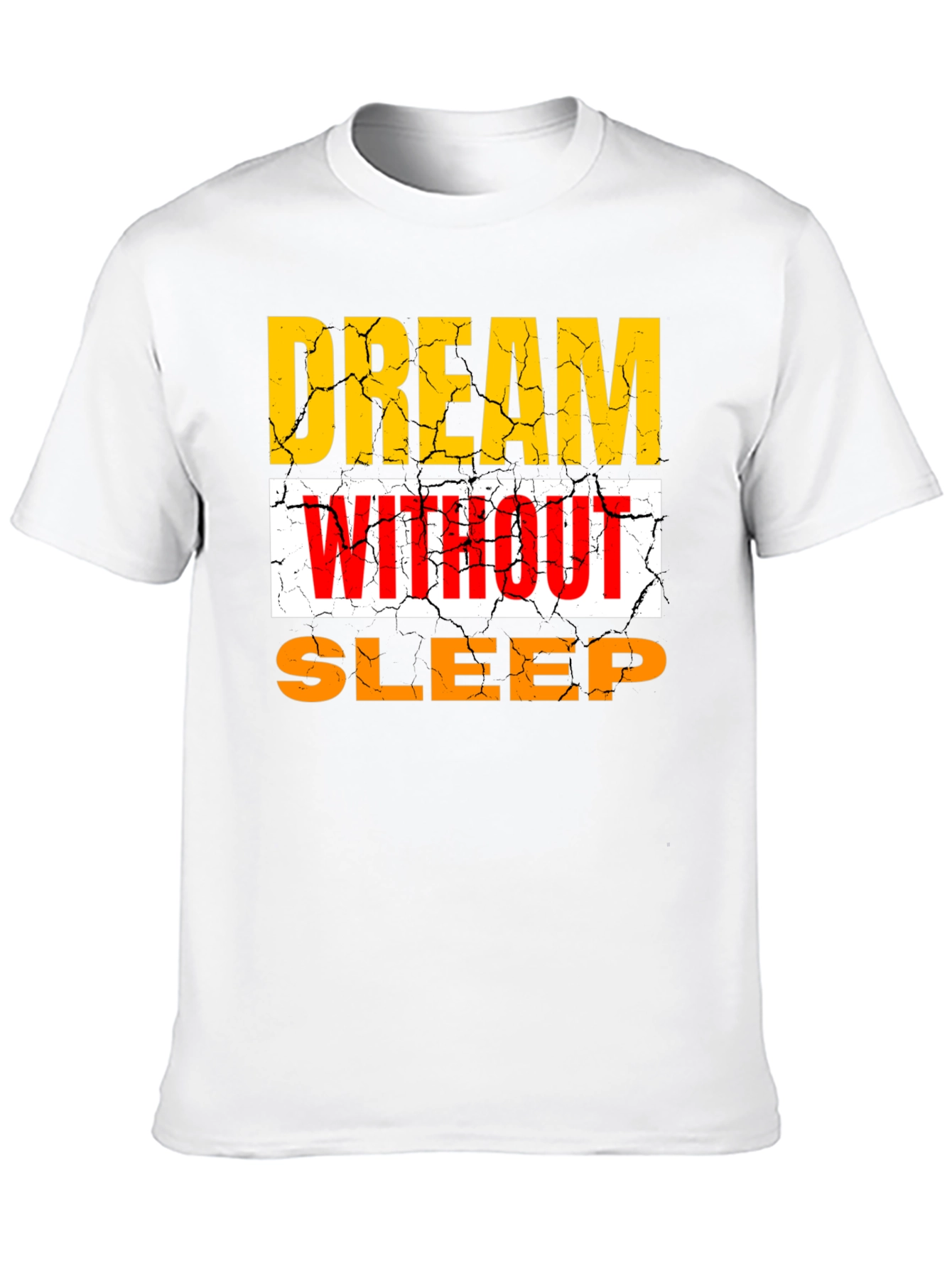 Black Dream Without Sleep Graphic T-Shirt view 10