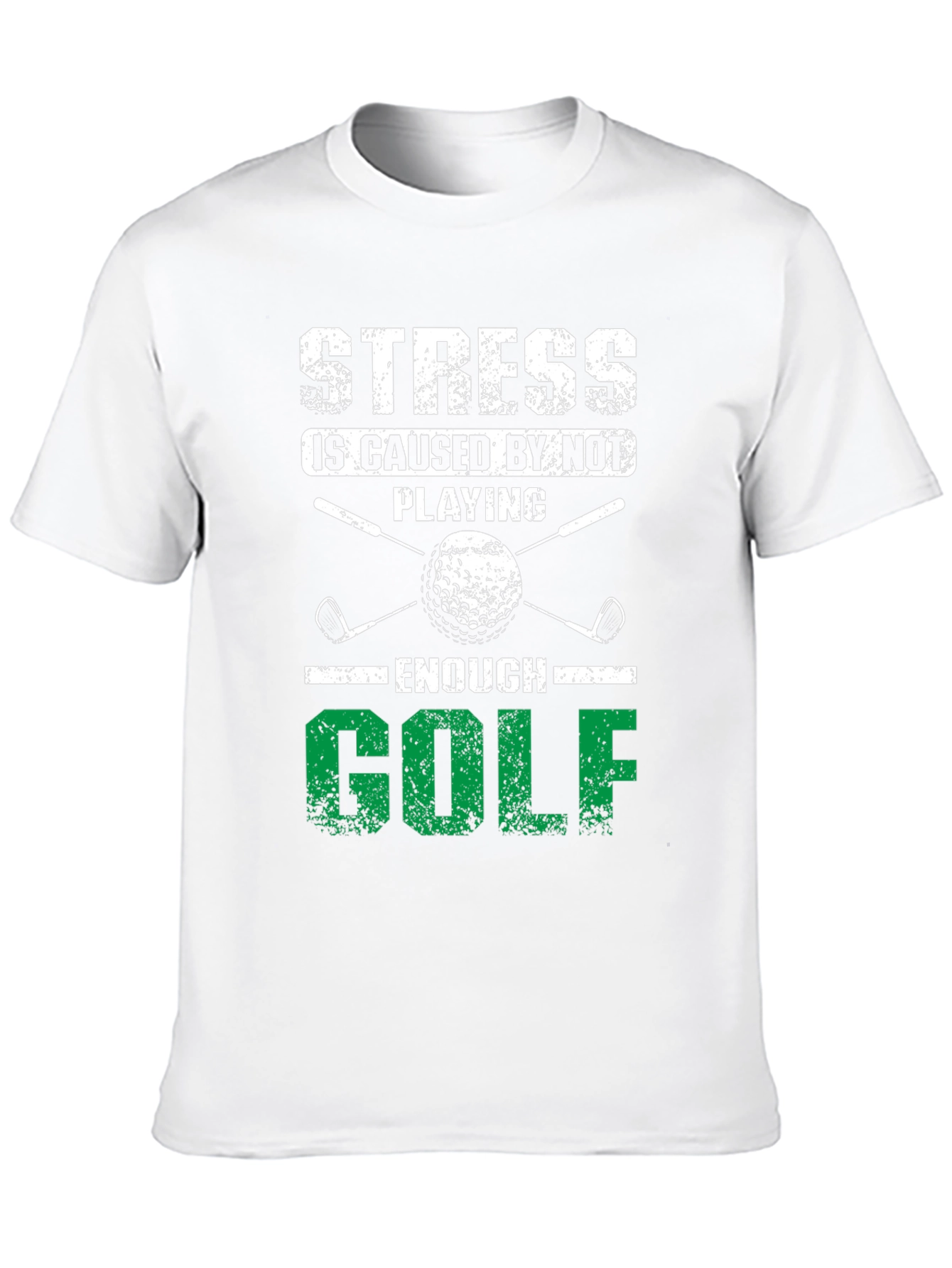 Black Stress Golf T-Shirt view 10