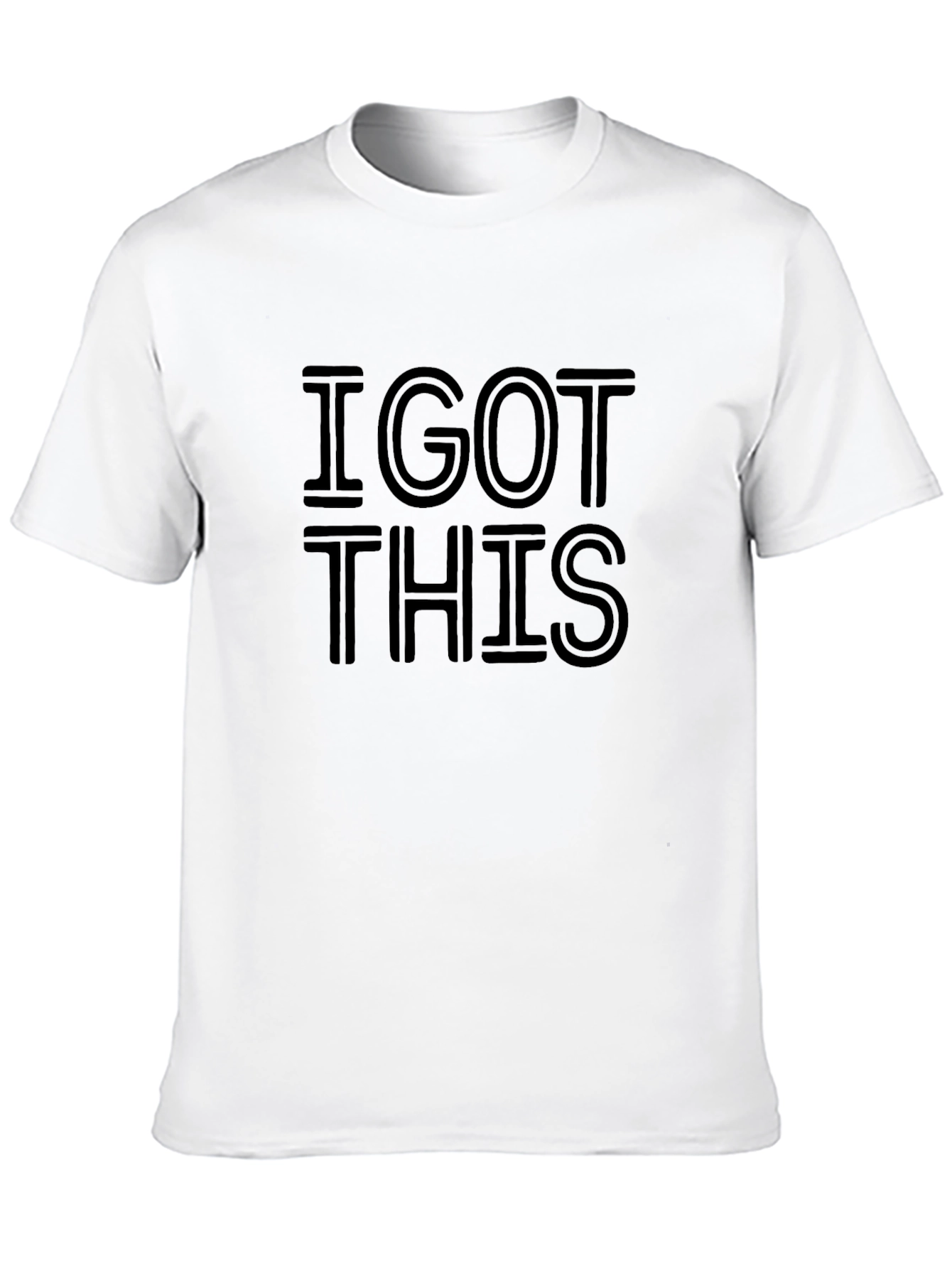 Black I GOT THIS Graphic Print T-Shirt view 10