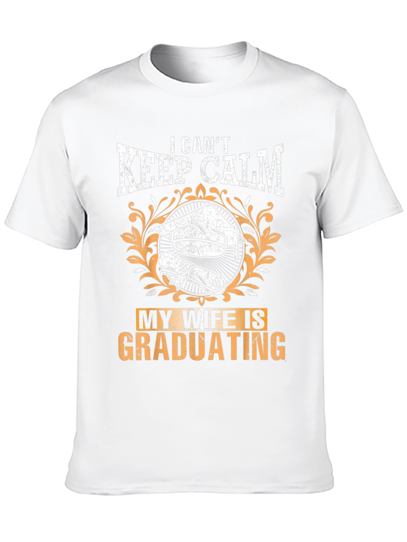 Black I Can't Keep Calm My Wife Is Graduating T-Shirt view 10