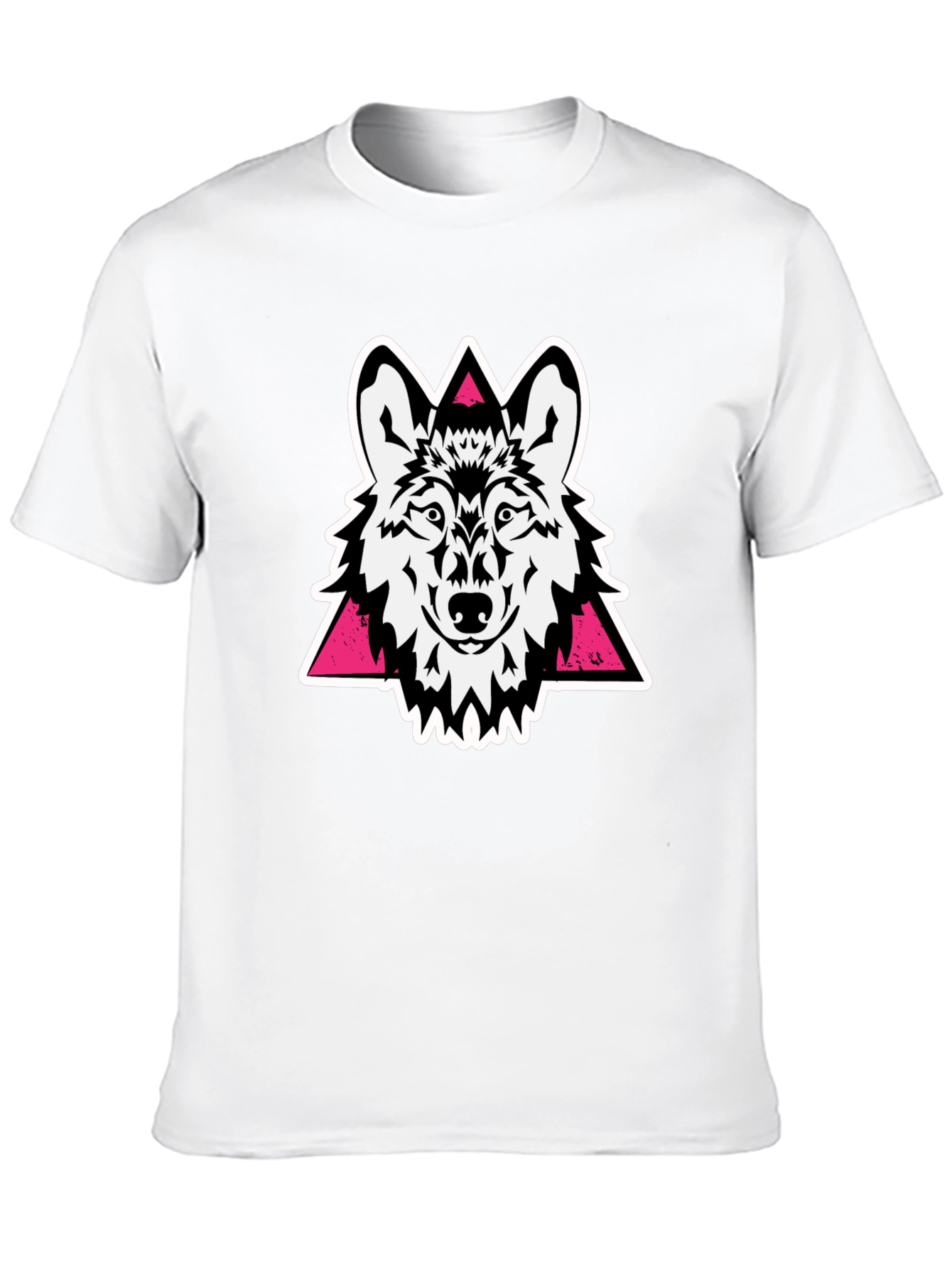 Black Wolf Graphic Tee - Black Cotton Blend view 10