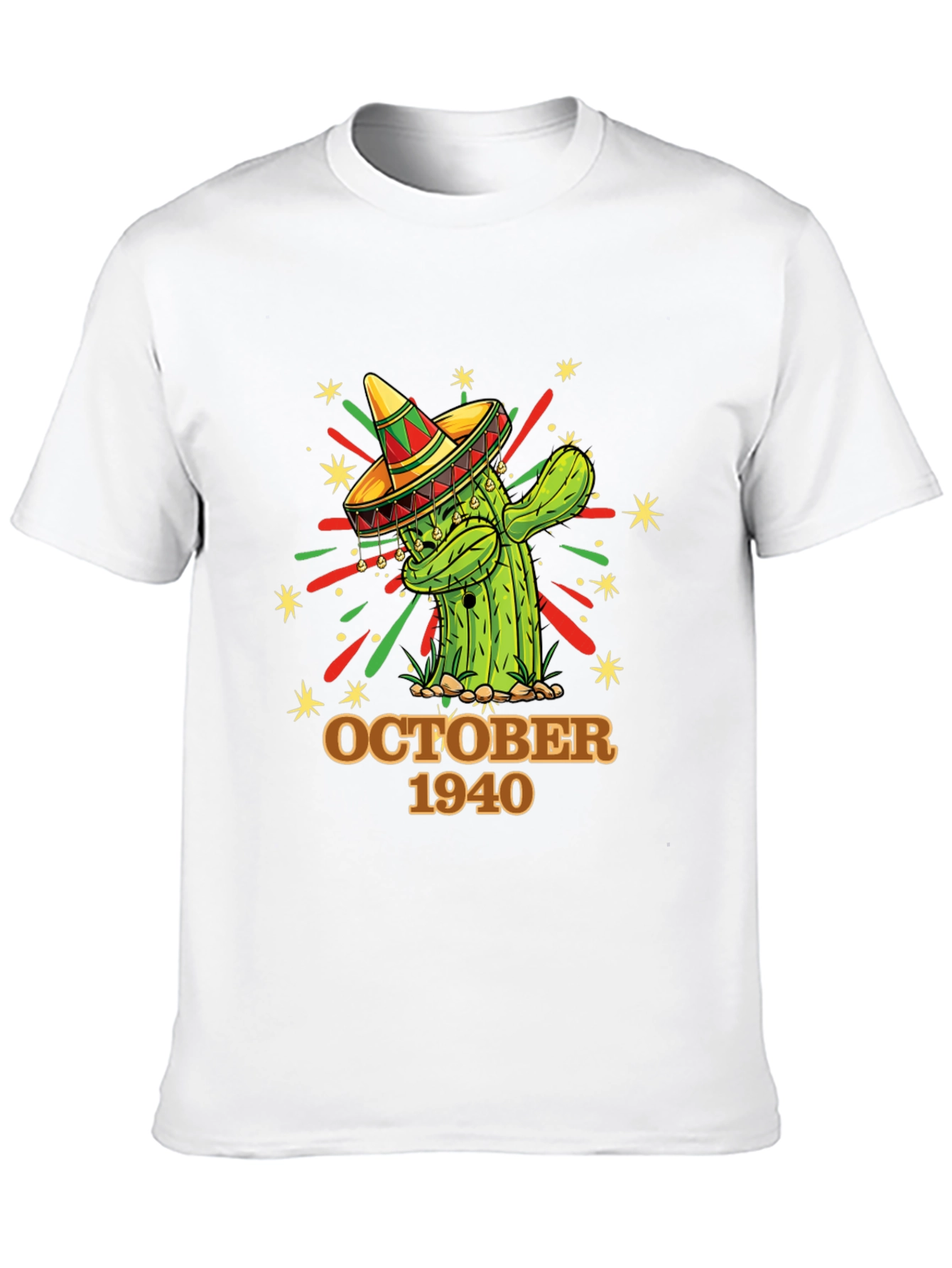 Black October 1940 Cactus T-Shirt view 10