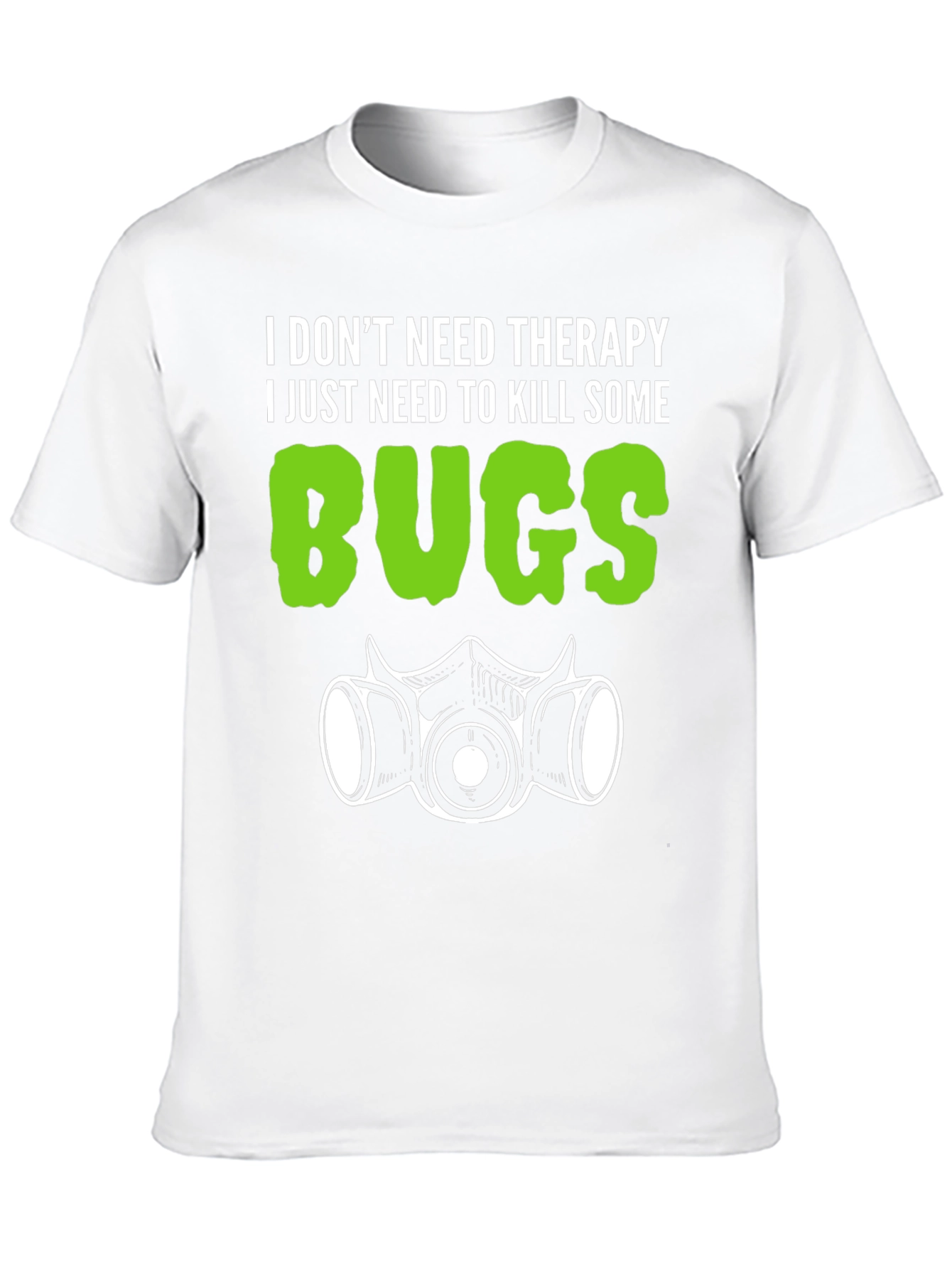 Black Funny Bug Killing T-Shirt view 10