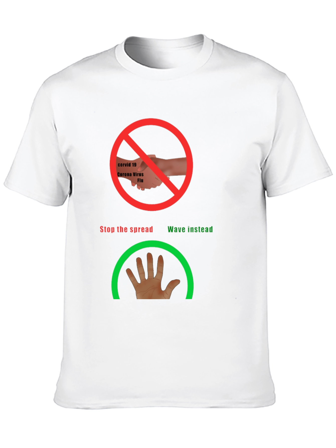 Black Stop the Spread Novelty Tee - Wave Instead! view 10